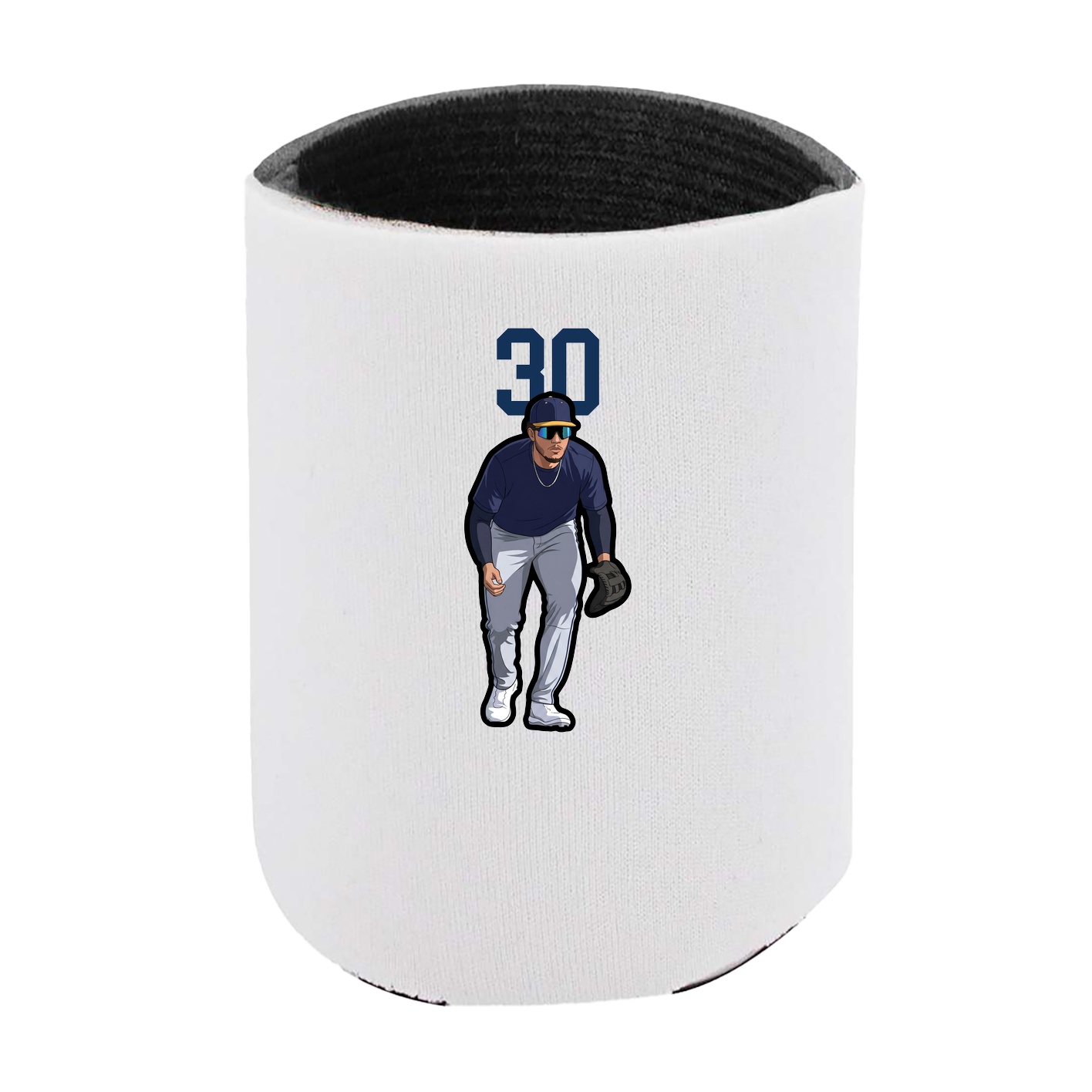 Can Holder — Number Top in White