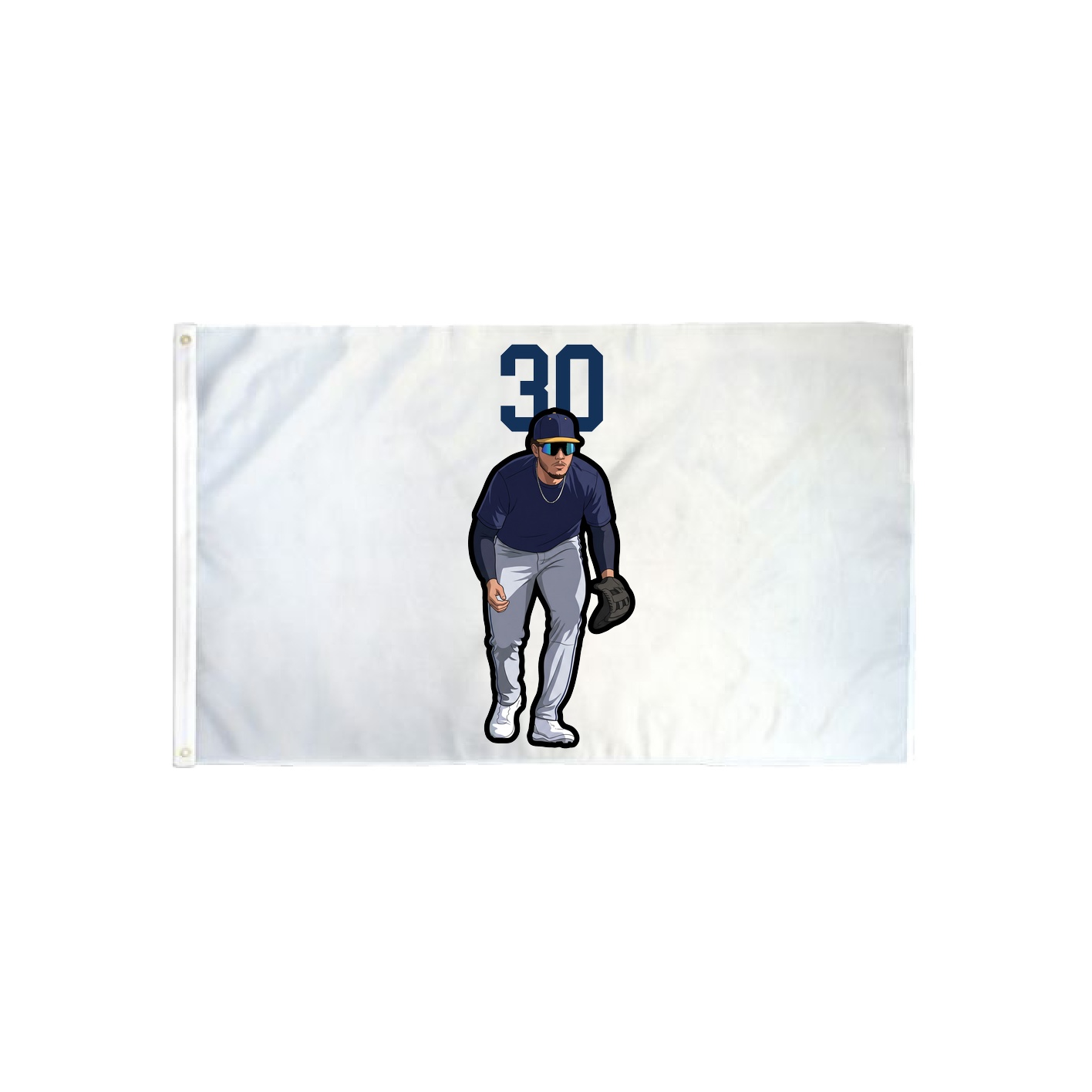 3x5 Flag — Number Top in Classic