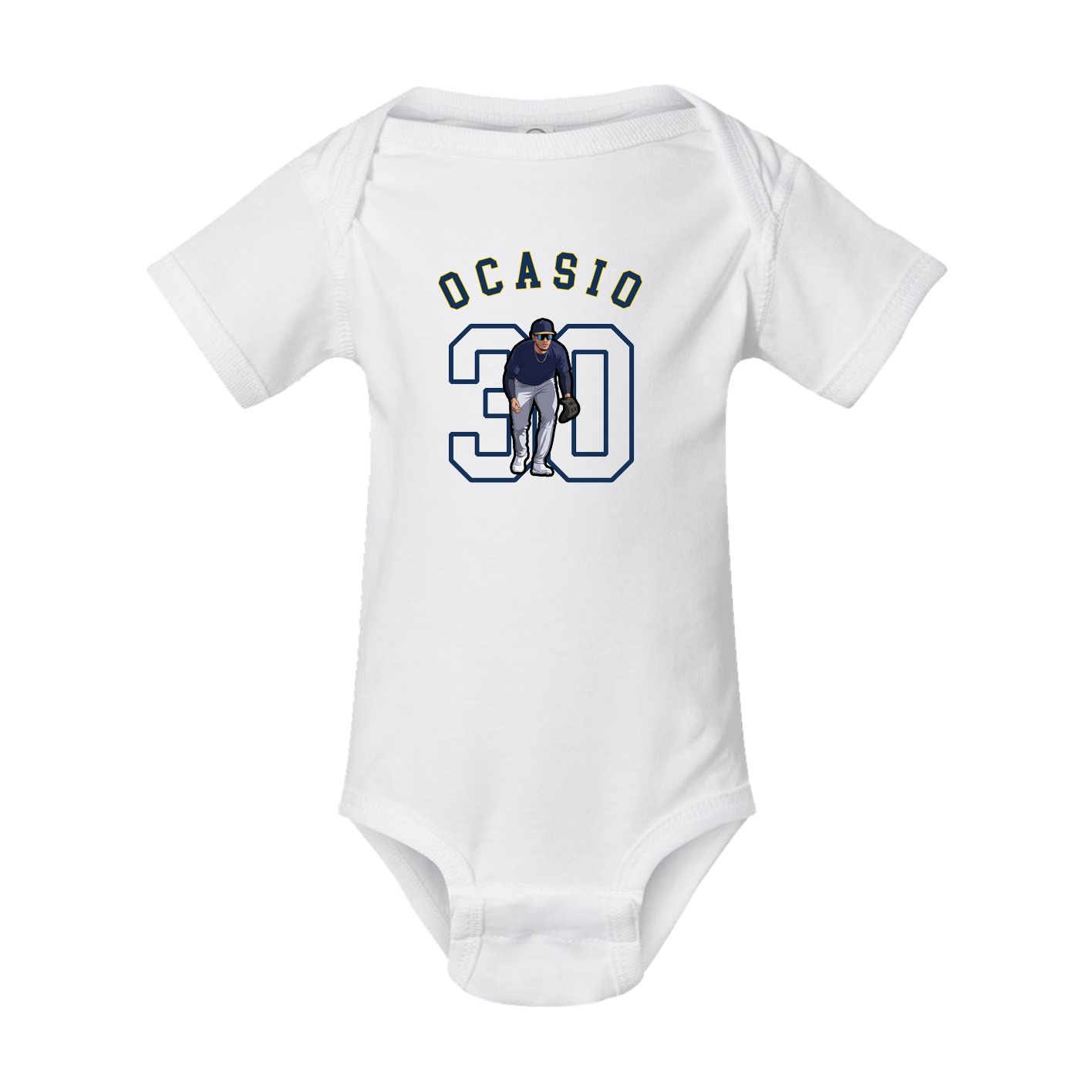 Baby Onesie — Shirsey Arch in White