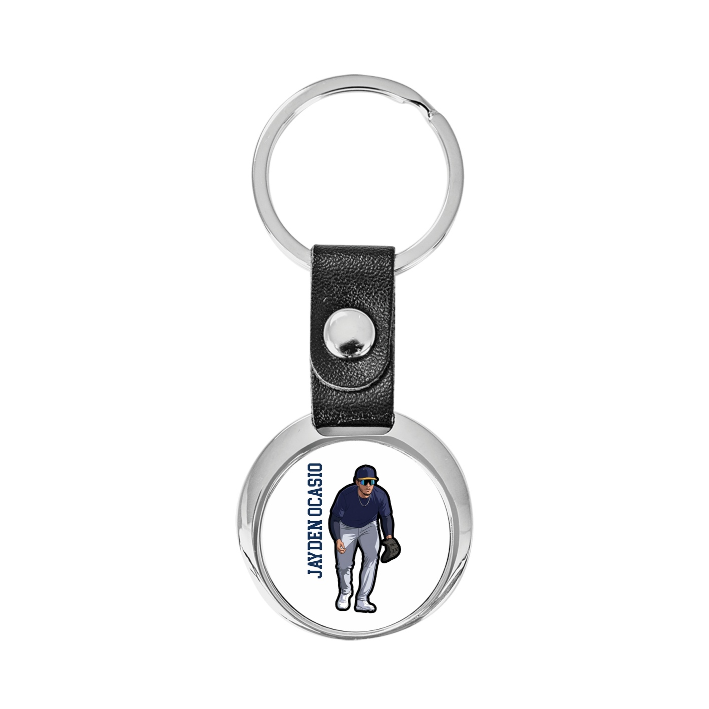 Key Chain — Name Vertical in Classic