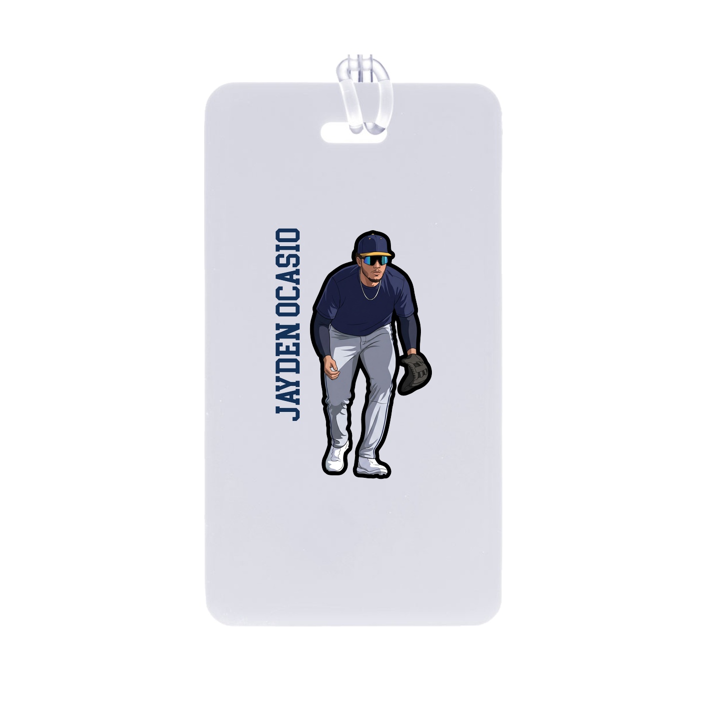 Bag Tag — Name Vertical in Classic