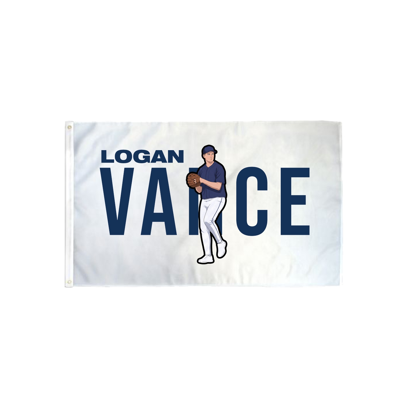 3x5 Flag — Player Name in Classic