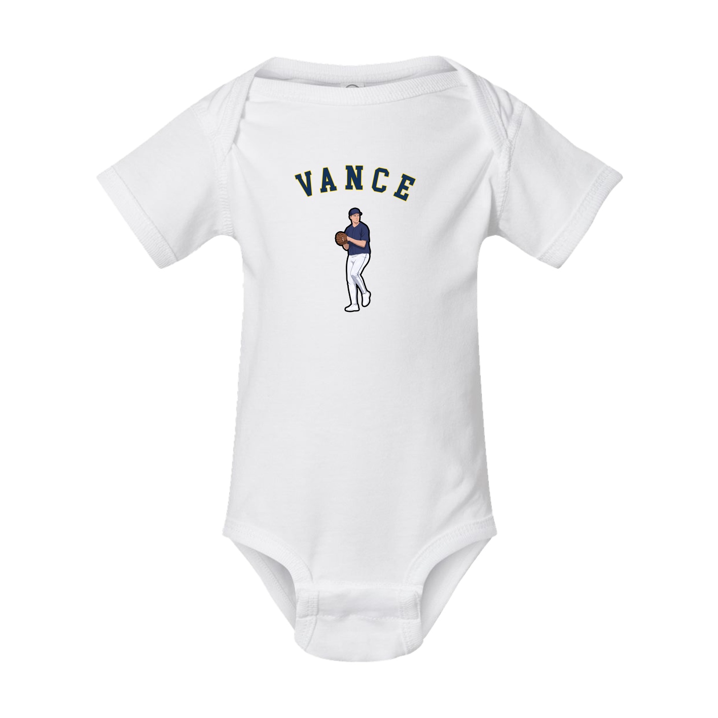Baby Onesie — Shirsey Arch in White