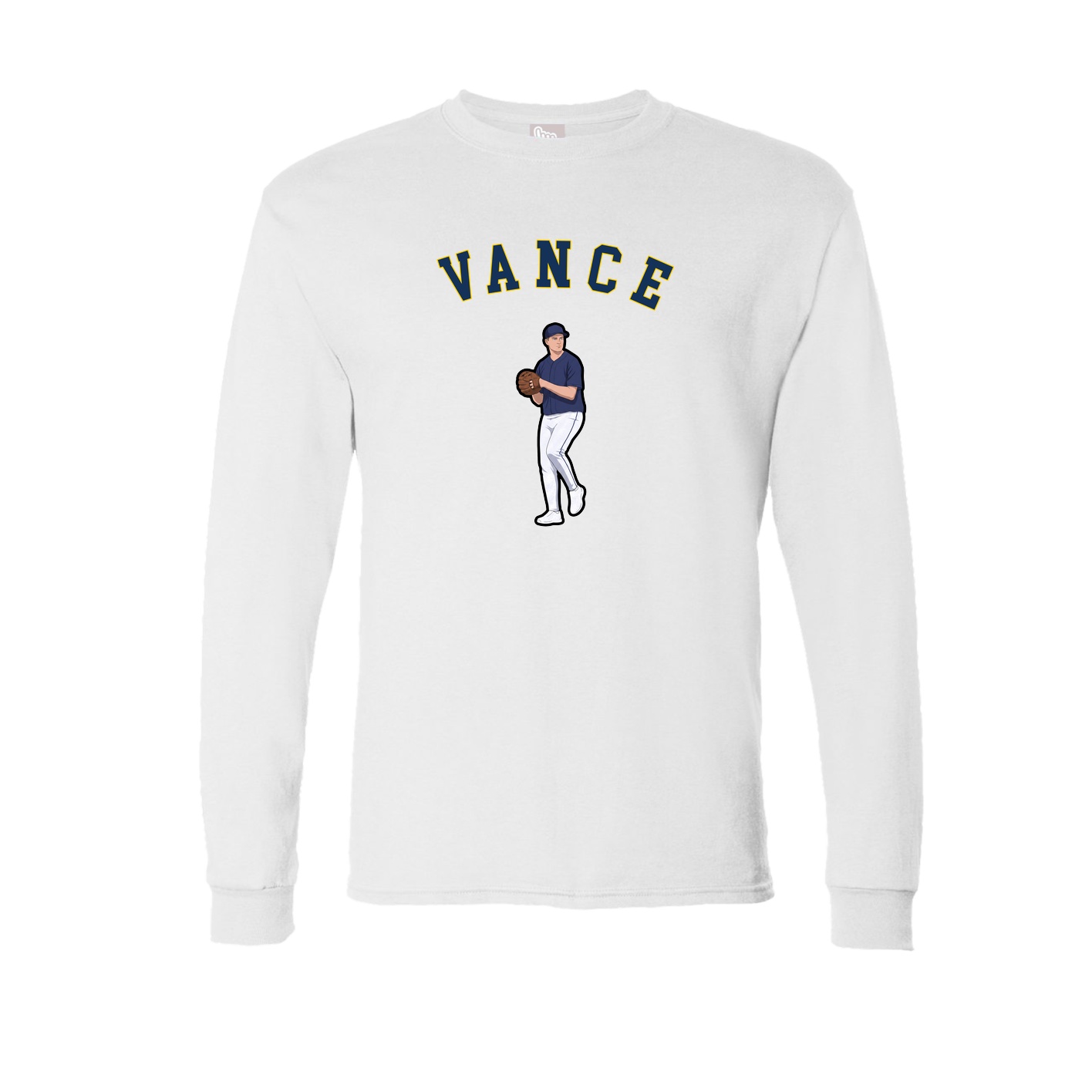 Long Sleeve Tee — Shirsey Arch in White