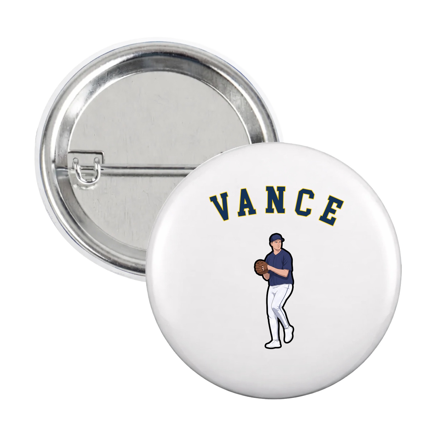 Game Day Button — Shirsey Arch in White