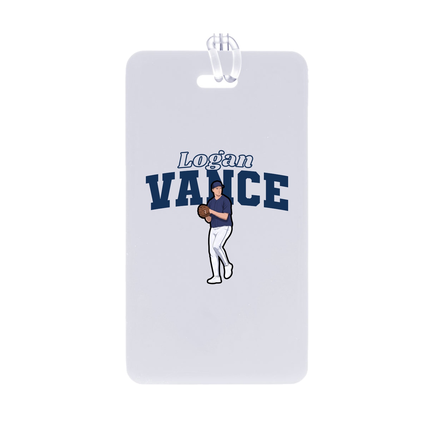 Bag Tag — Name Arch in Classic