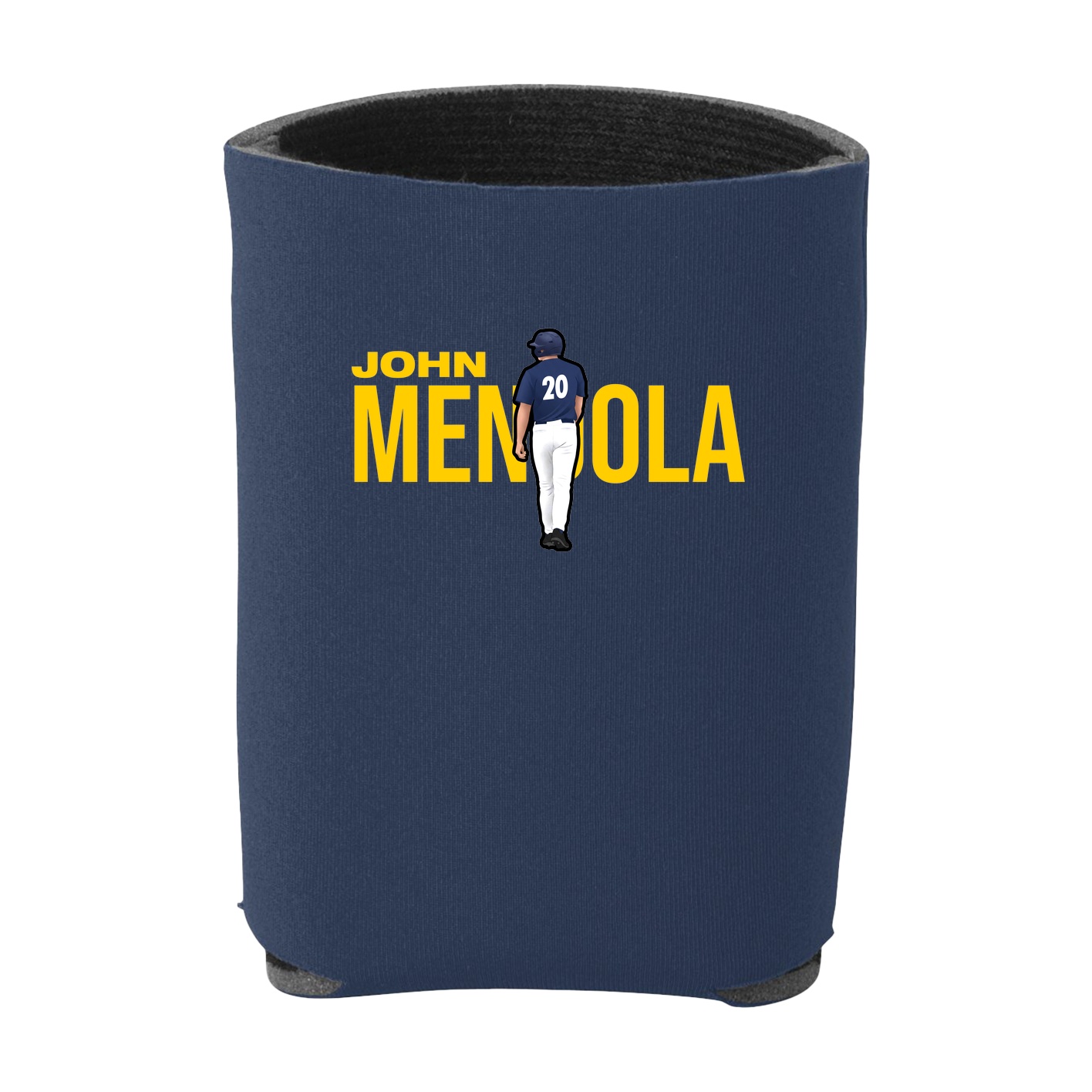 Can Holder — Player Name in Navy