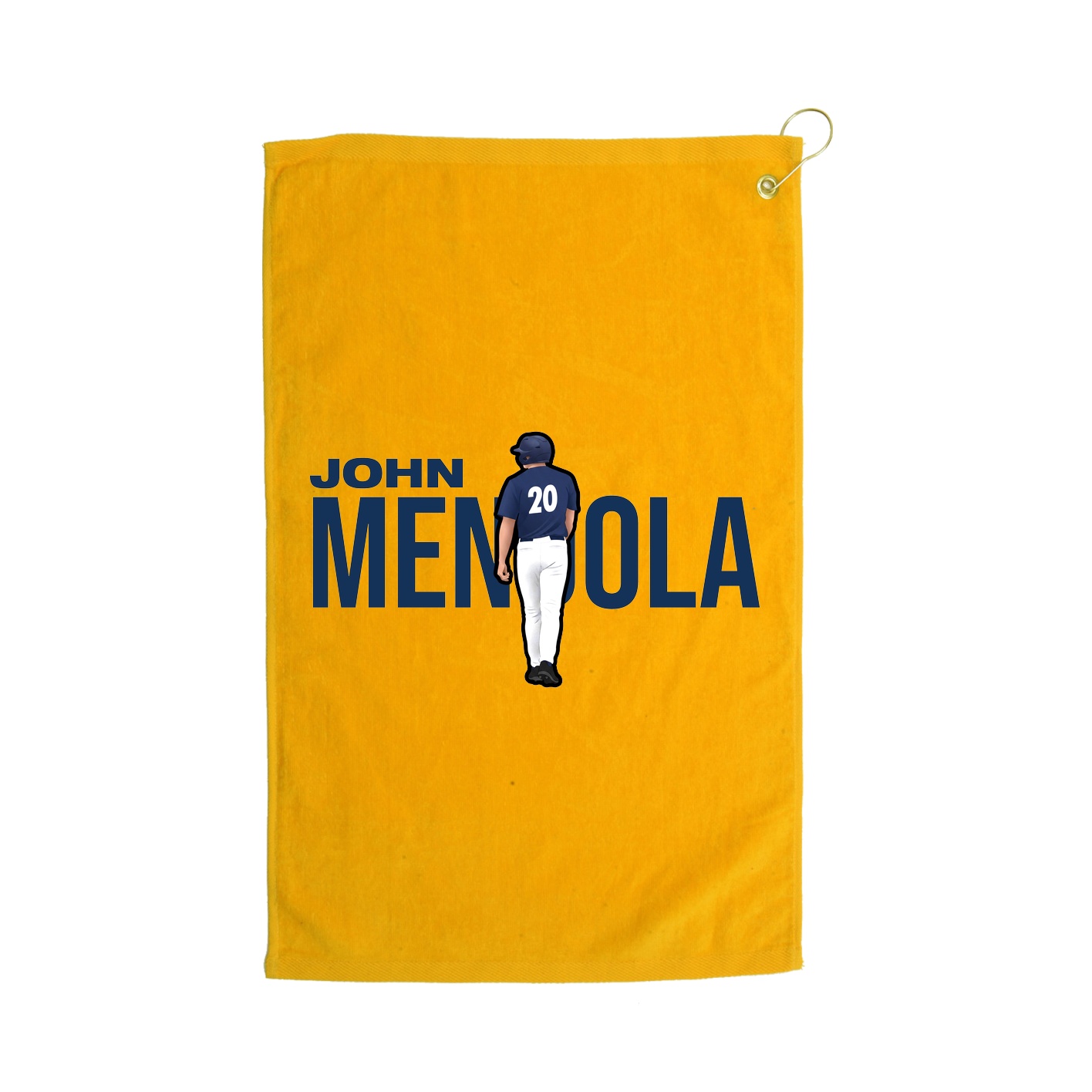 Golf Towel — Player Name in Gold