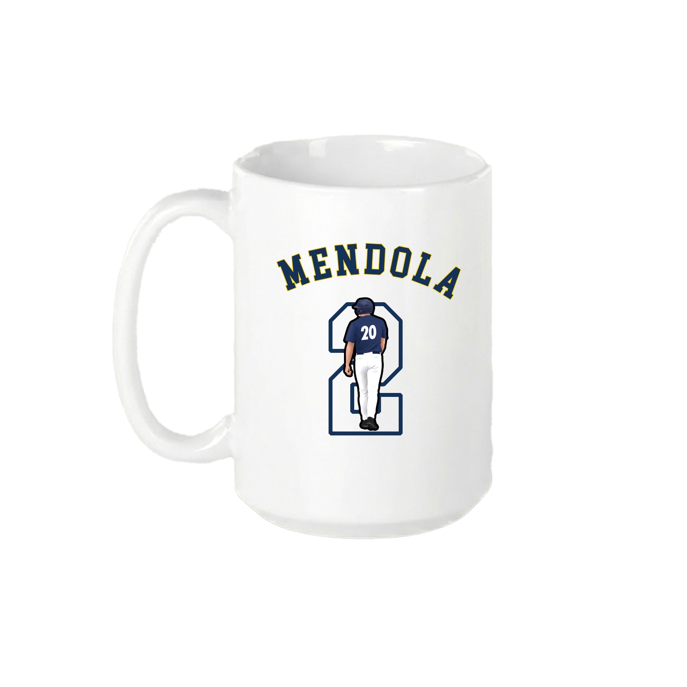 15oz Coffee Mug — Shirsey Arch in White
