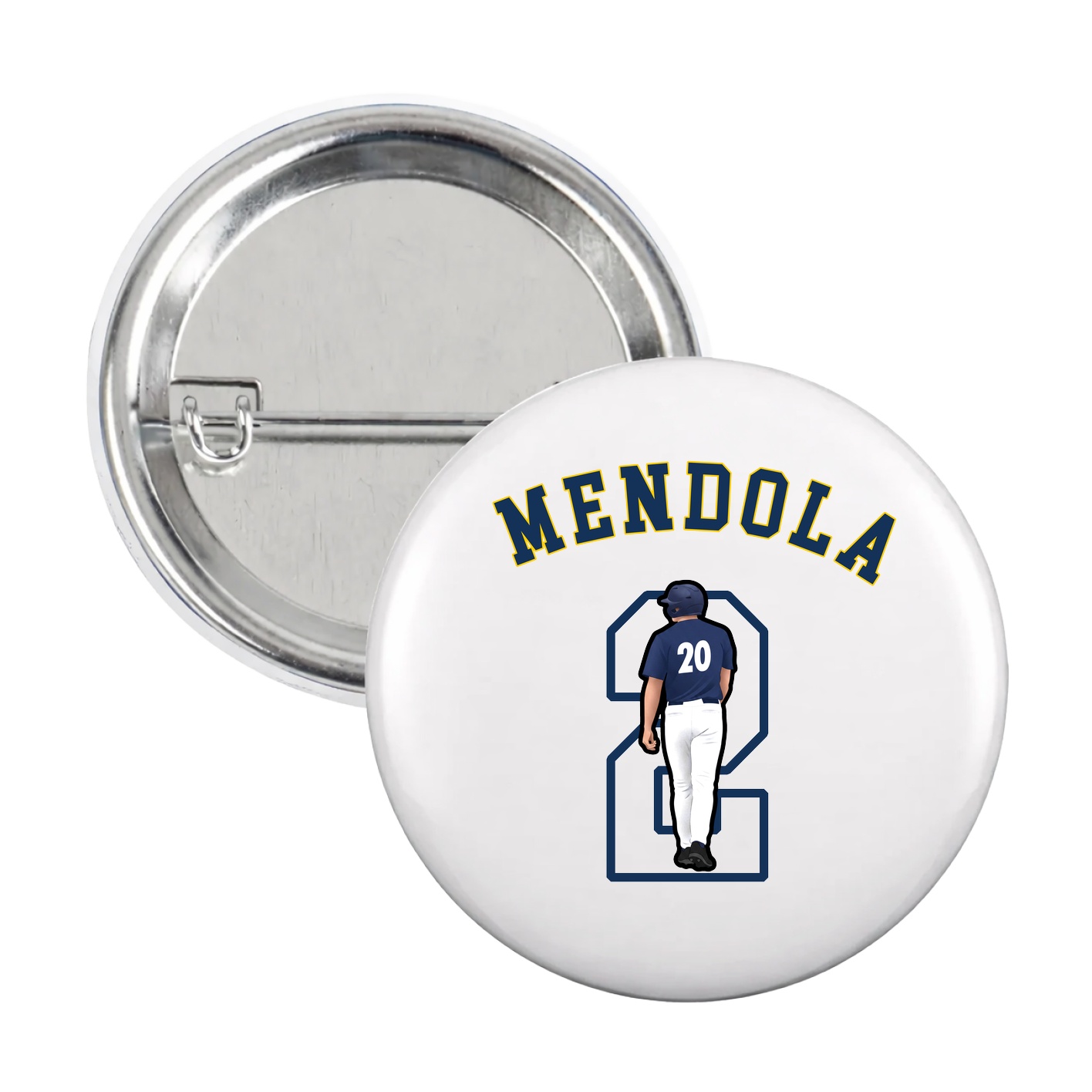 Game Day Button — Shirsey Arch in White