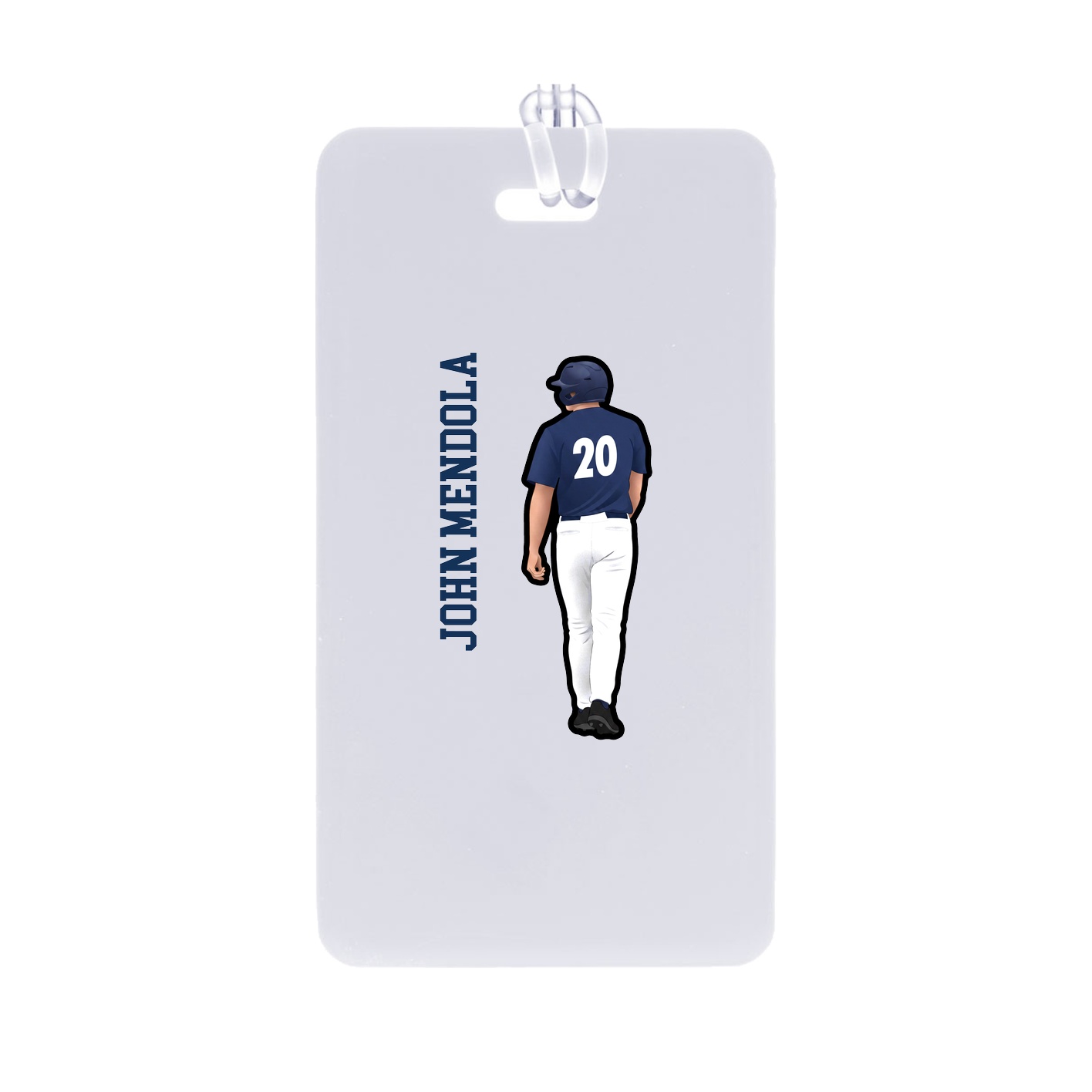 Bag Tag — Name Vertical in Classic