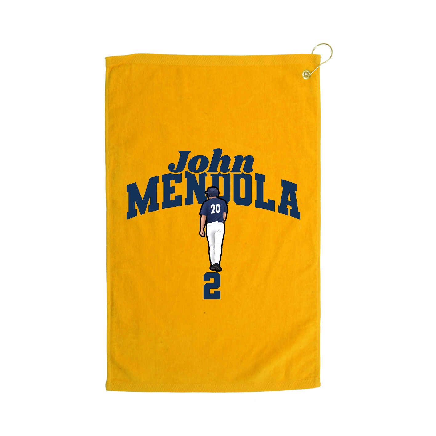 Golf Towel — Signature Arch in Gold
