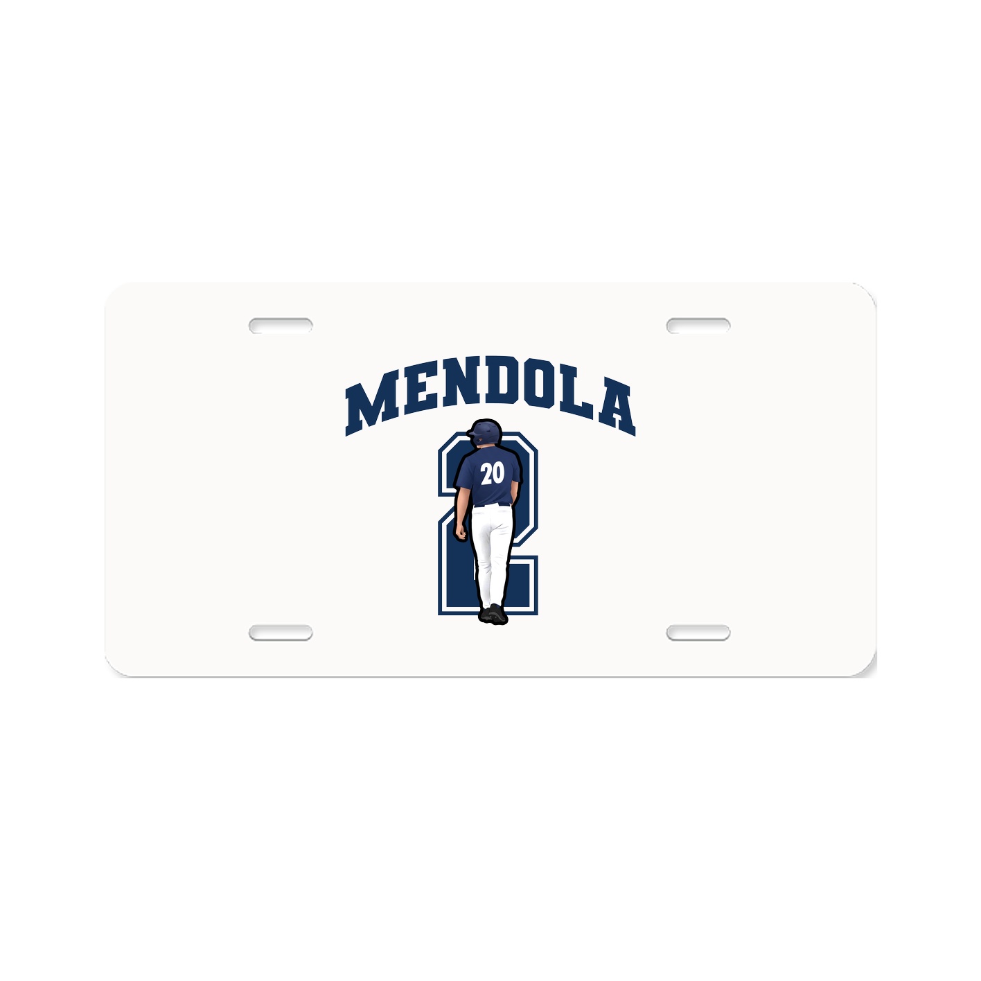 License Plate — Number in Classic