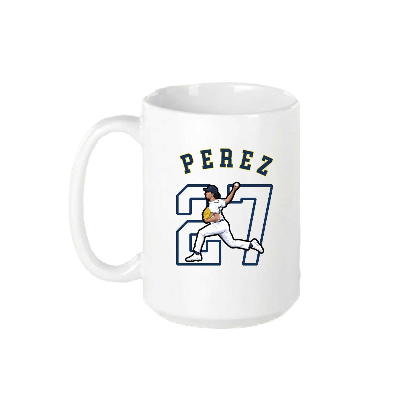 15oz Coffee Mug — Shirsey Arch in White
