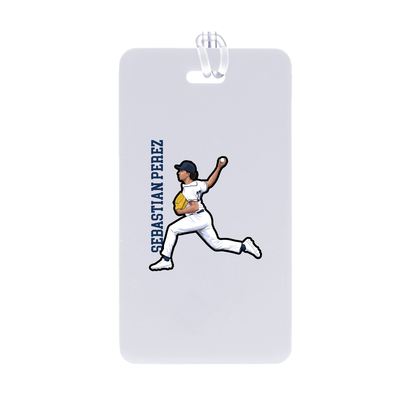 Bag Tag — Name Vertical in Classic
