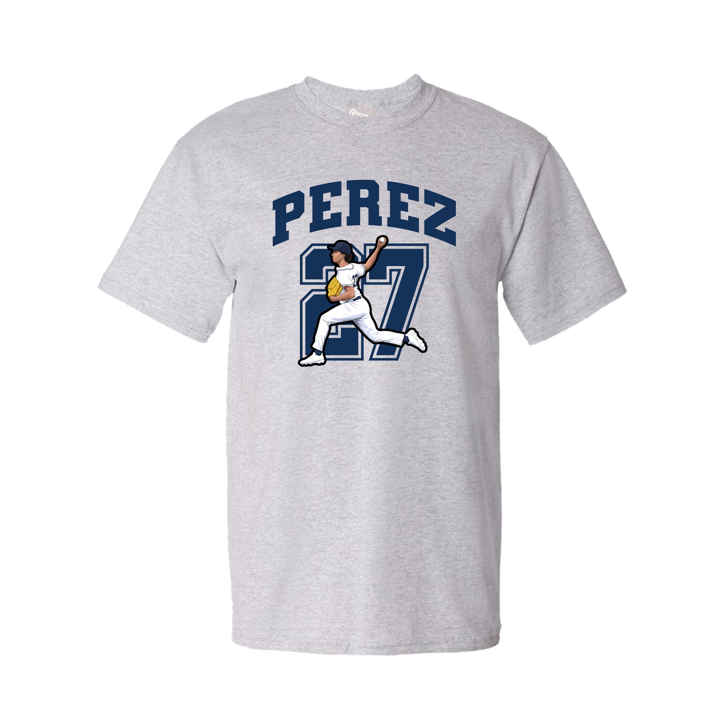 Youth Tee — Number in Grey