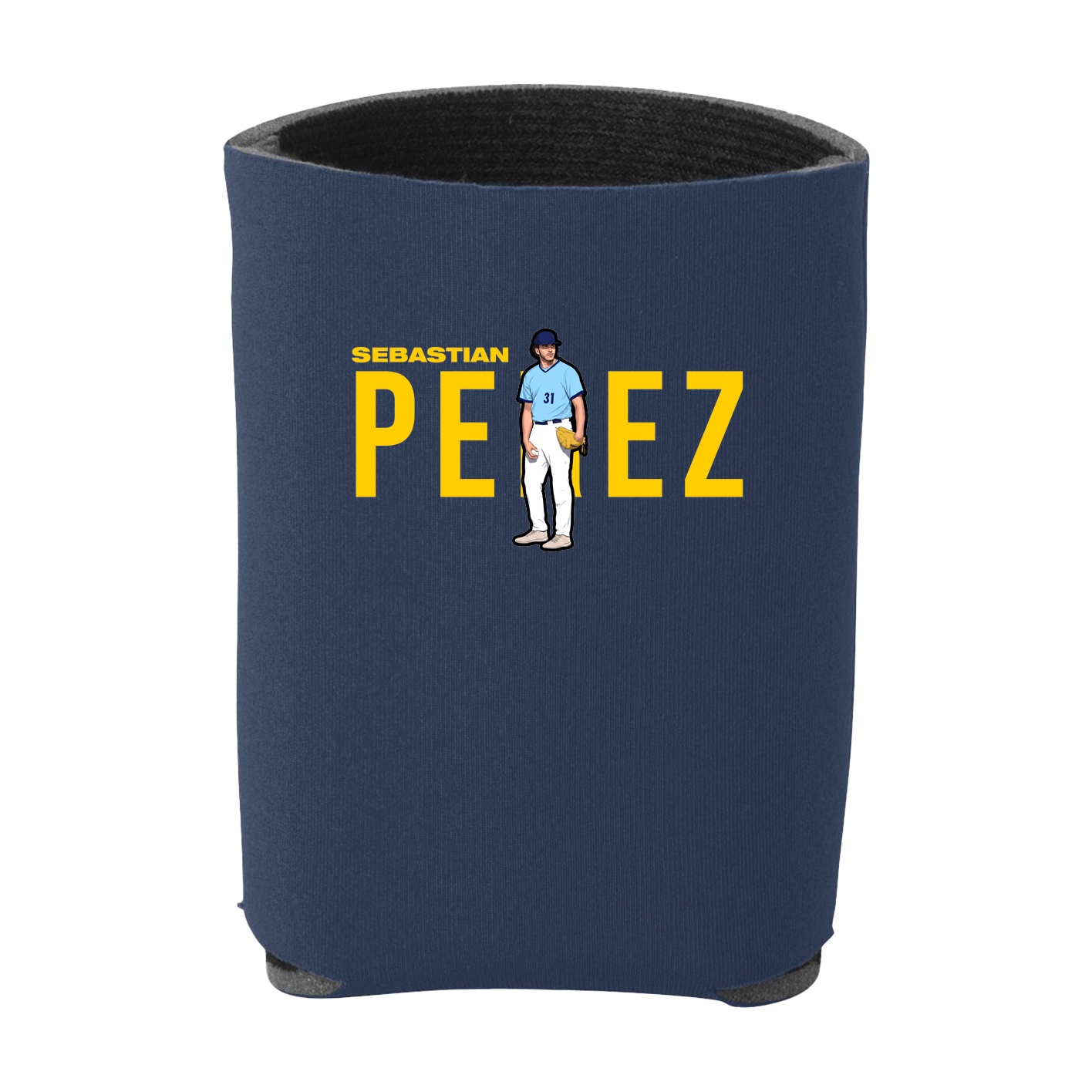 Can Holder — Player Name in Navy