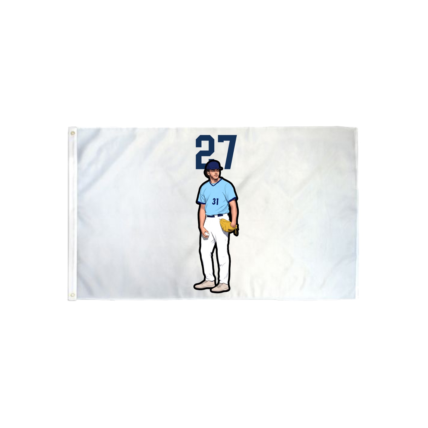 3x5 Flag — Number Top in Classic