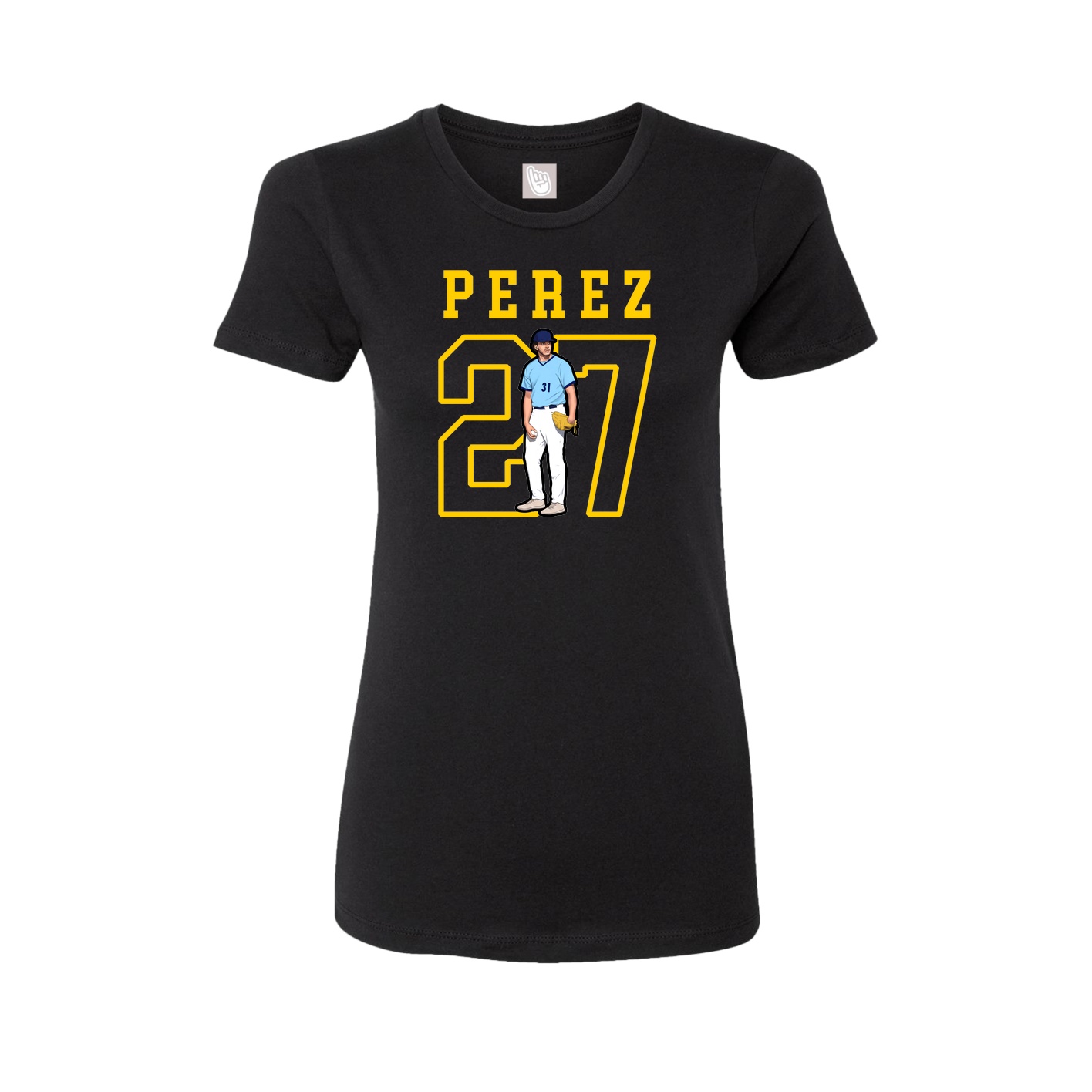 Fitted Women's Tee — Shirsey in Black