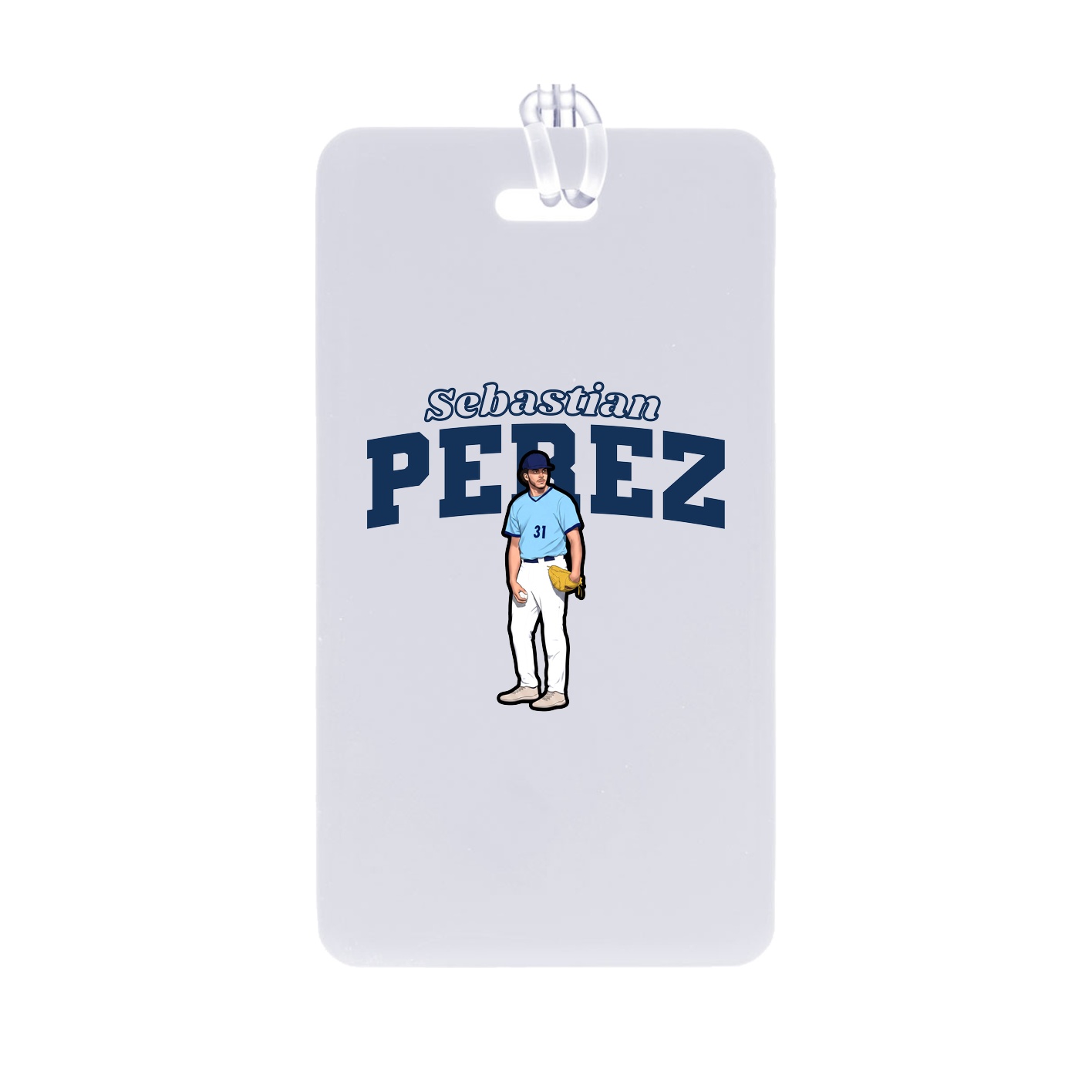 Bag Tag — Name Arch in Classic