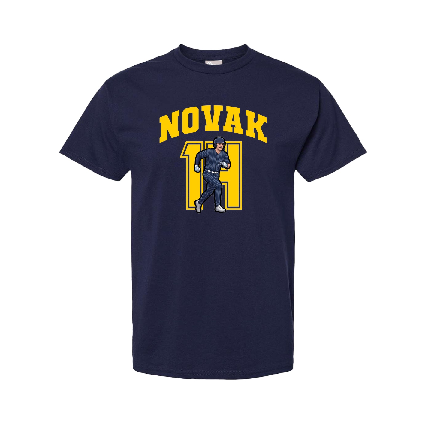 Youth Tee — Number in Navy