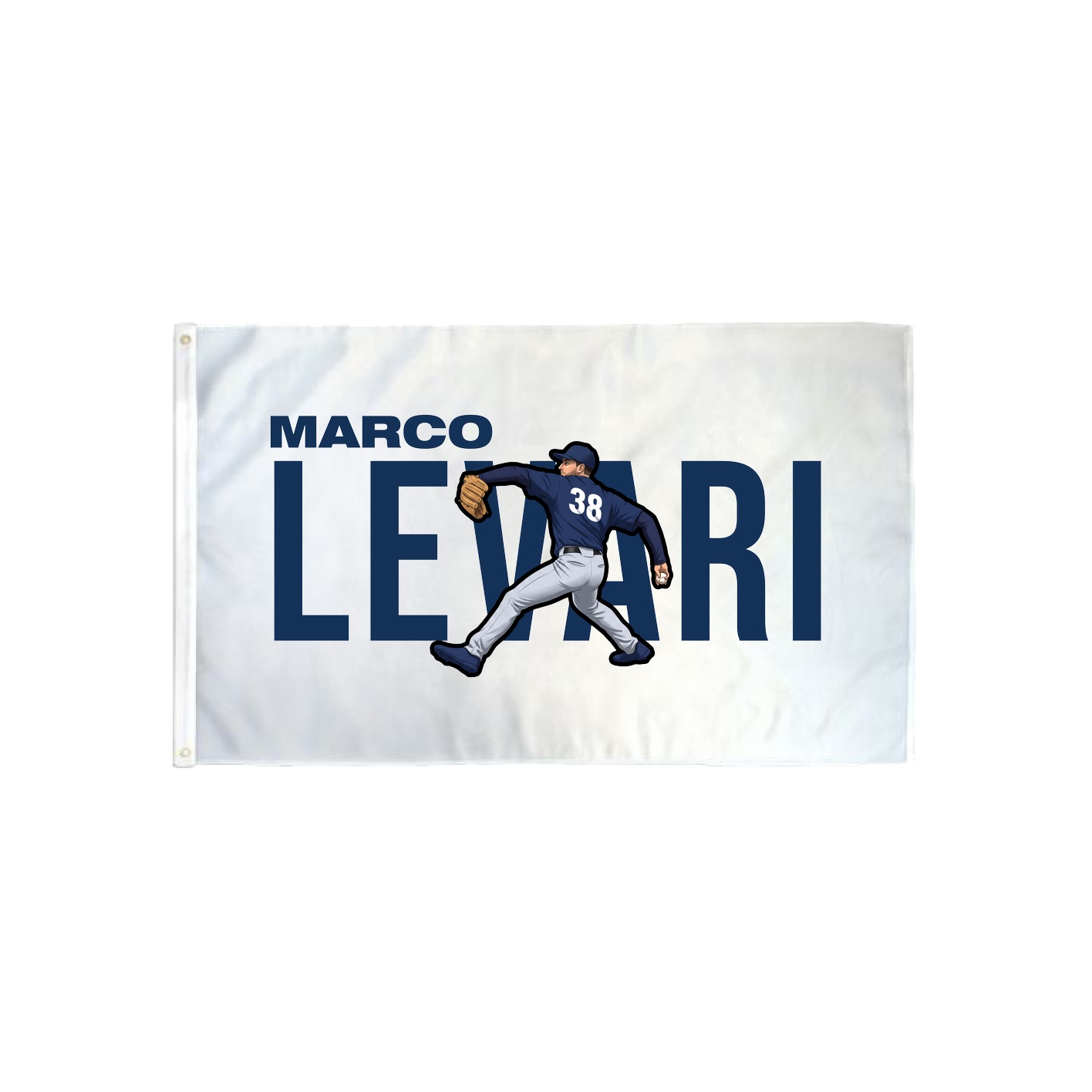 3x5 Flag — Player Name in Classic