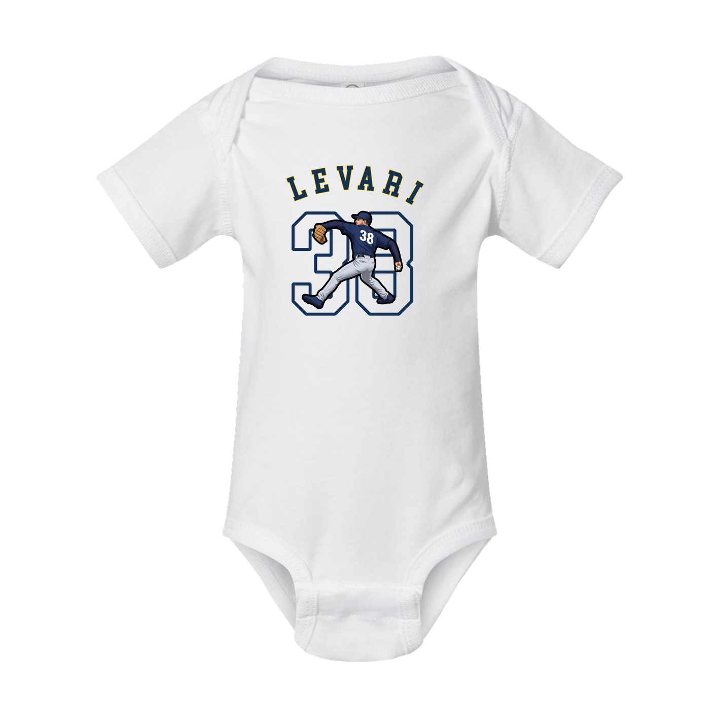 Baby Onesie — Shirsey Arch in White