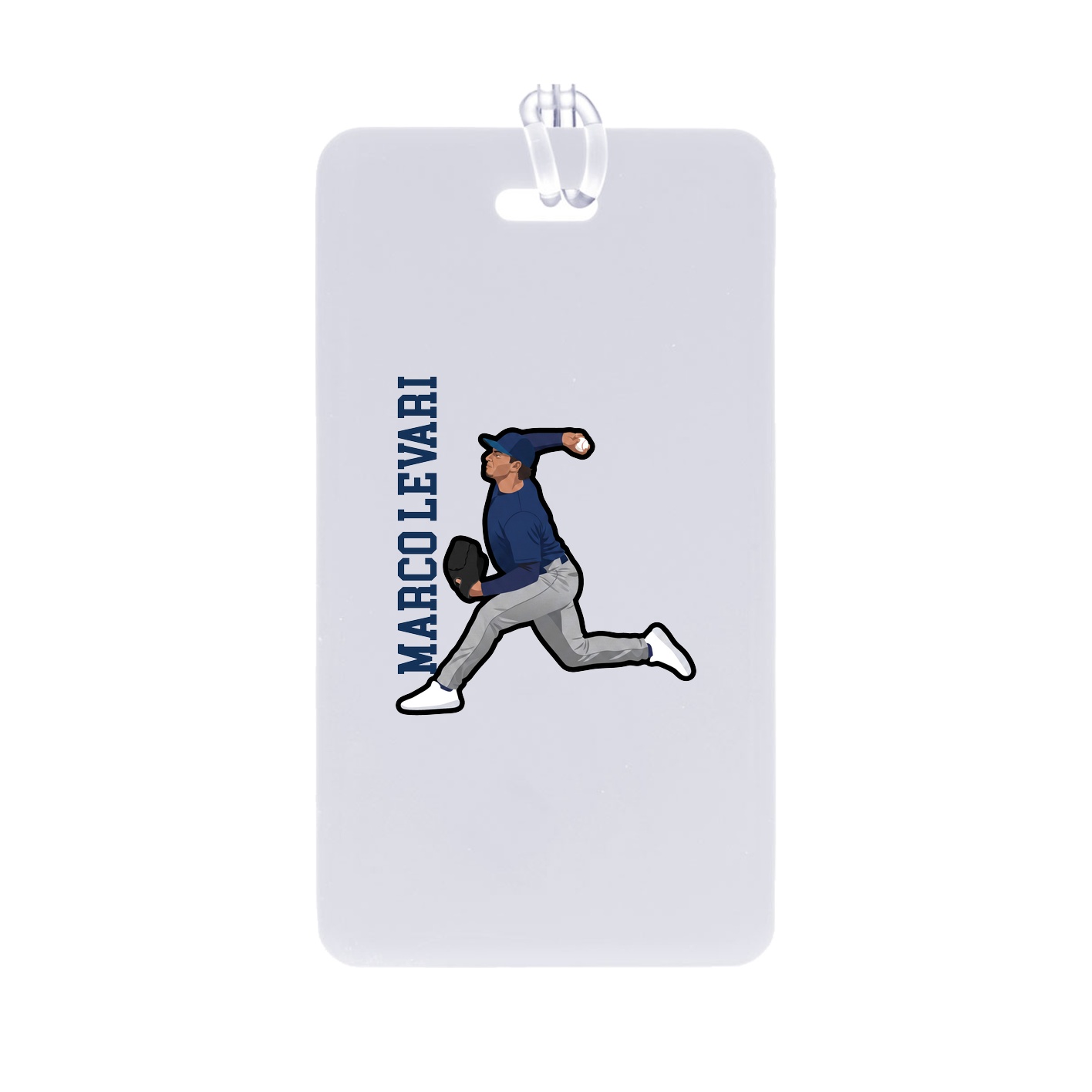 Bag Tag — Name Vertical in Classic