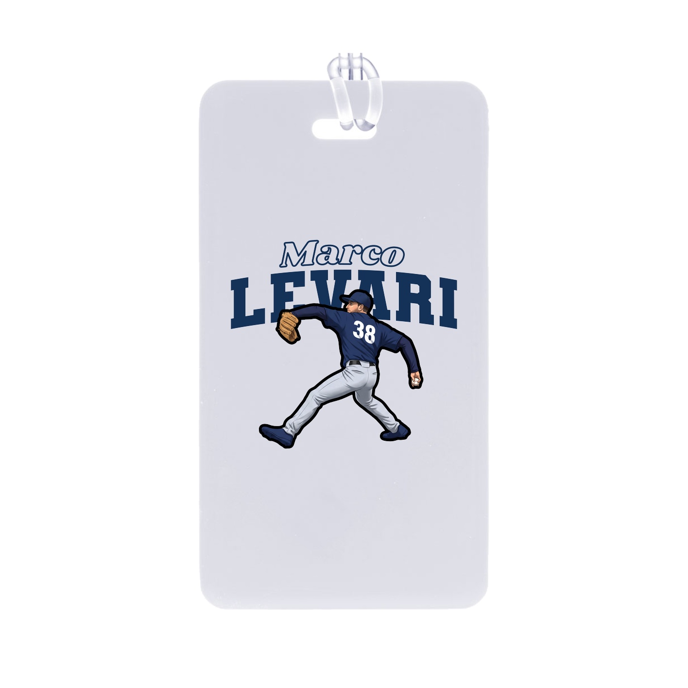 Bag Tag — Name Arch in Classic