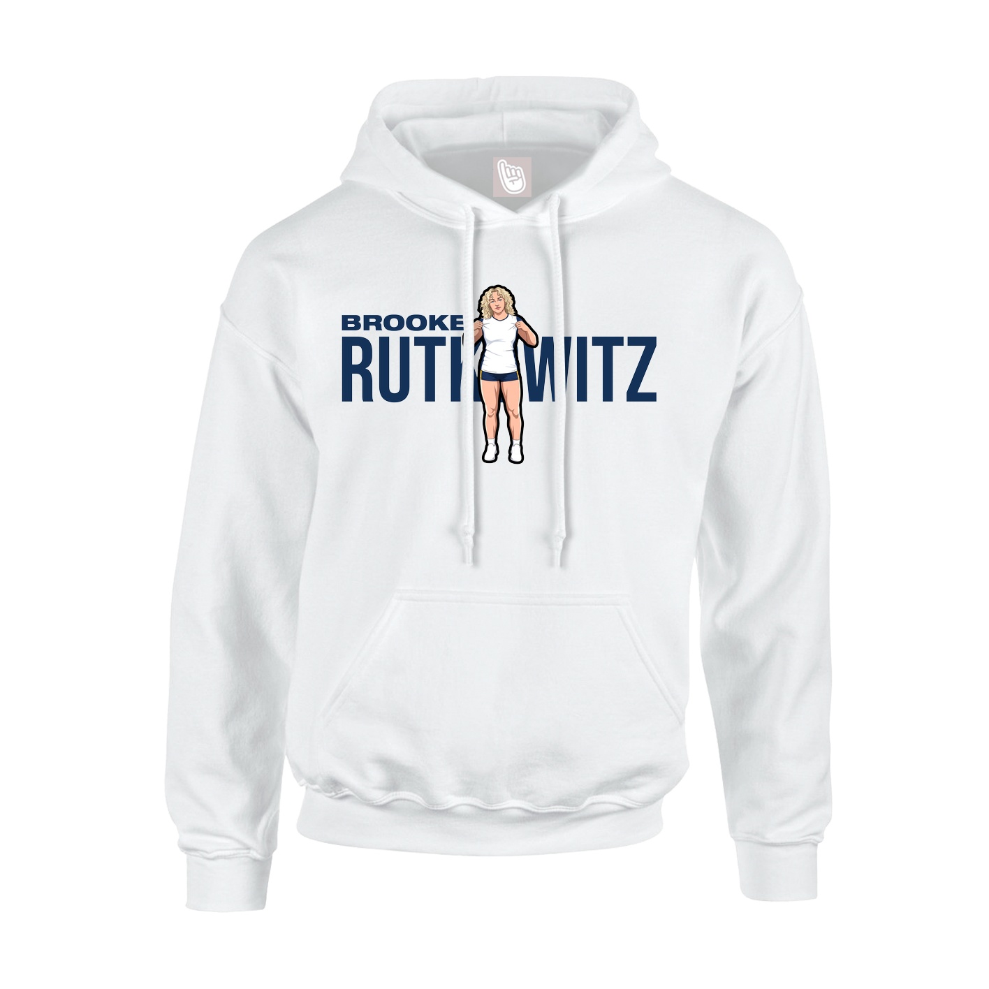 Hoodie — Player Name in White