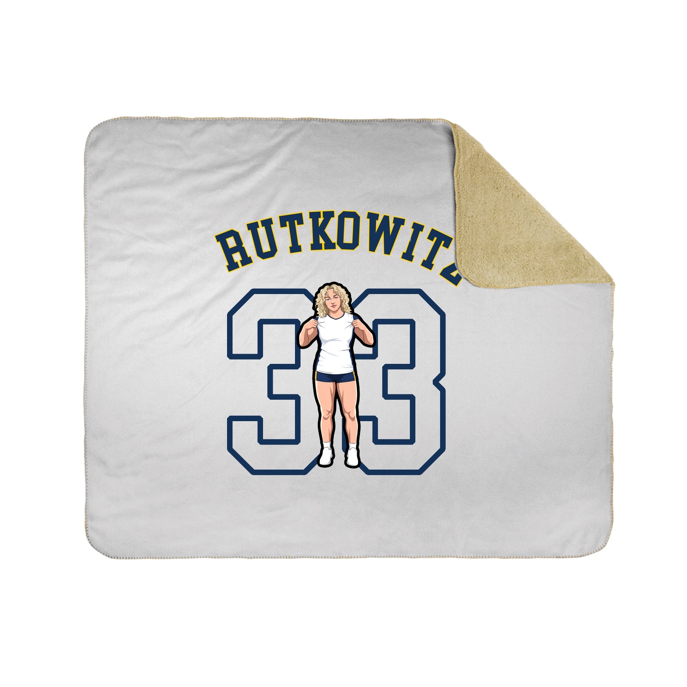 Throw Blanket — Shirsey Arch in White