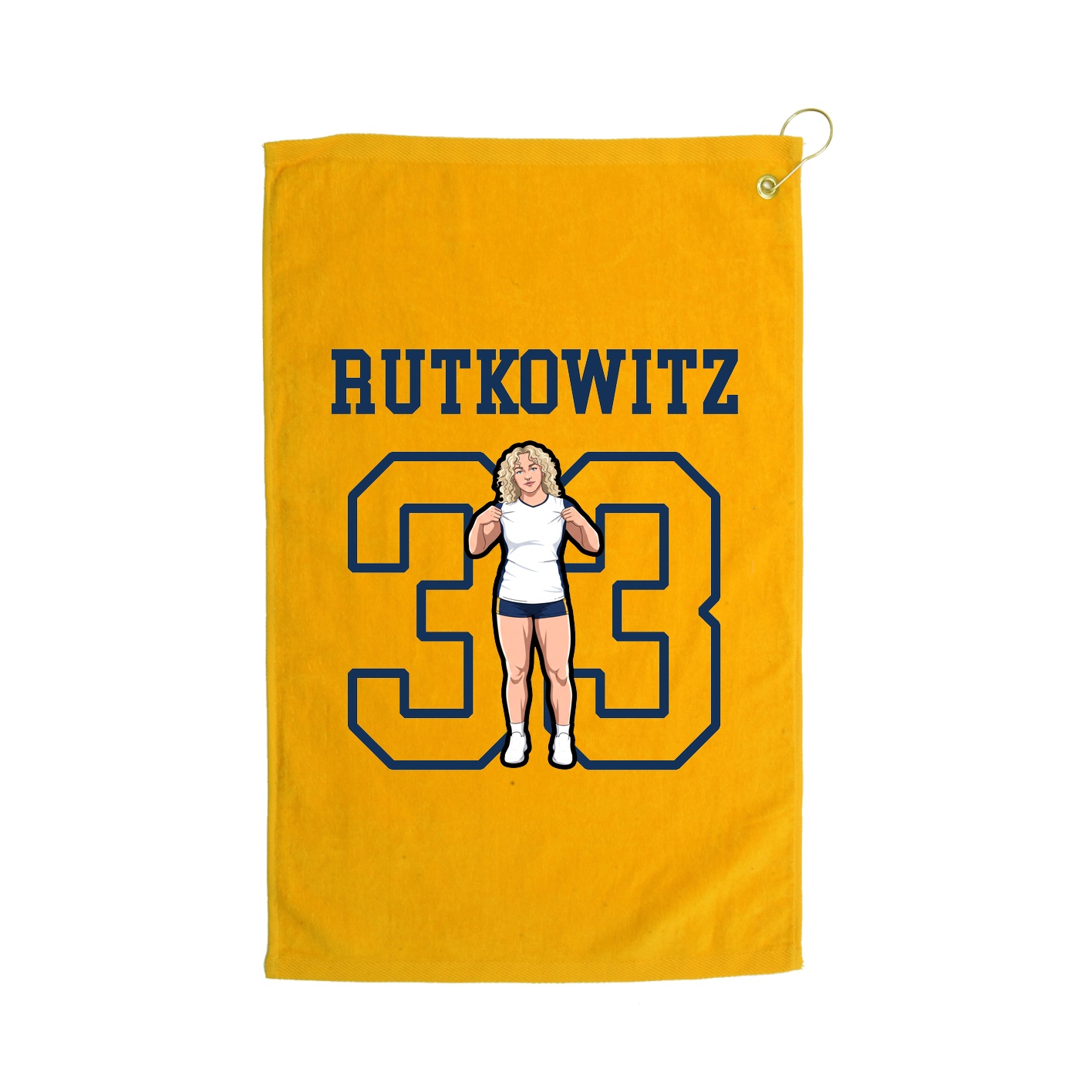 Golf Towel — Shirsey in Gold