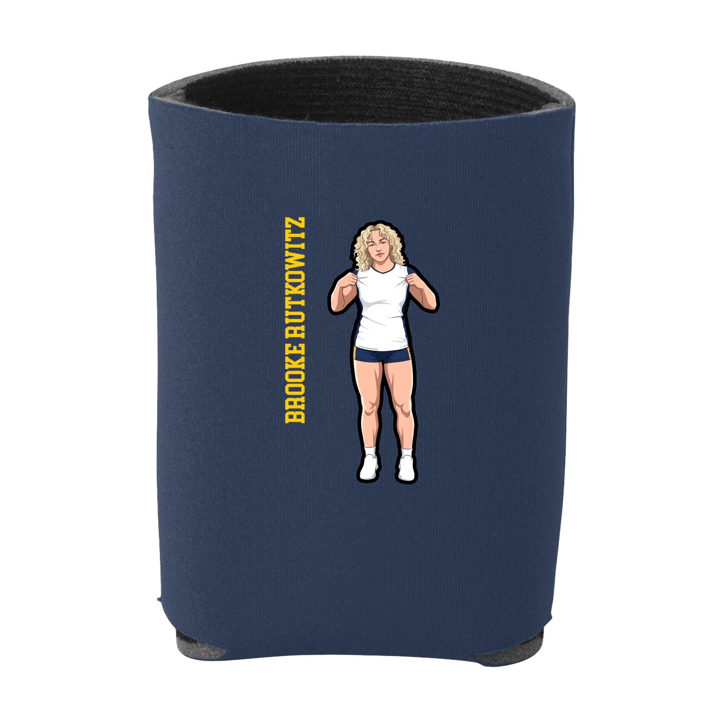 Can Holder — Name Vertical in Navy