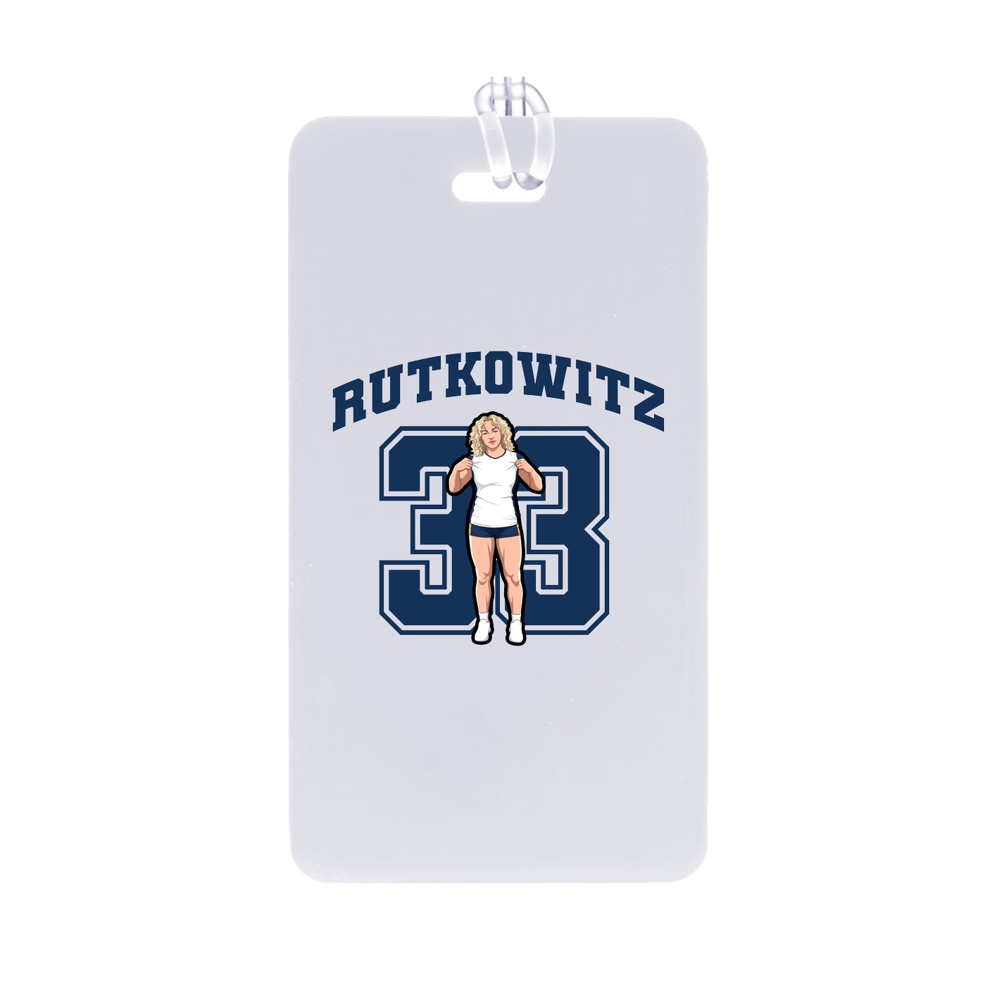 Bag Tag — Number in Classic
