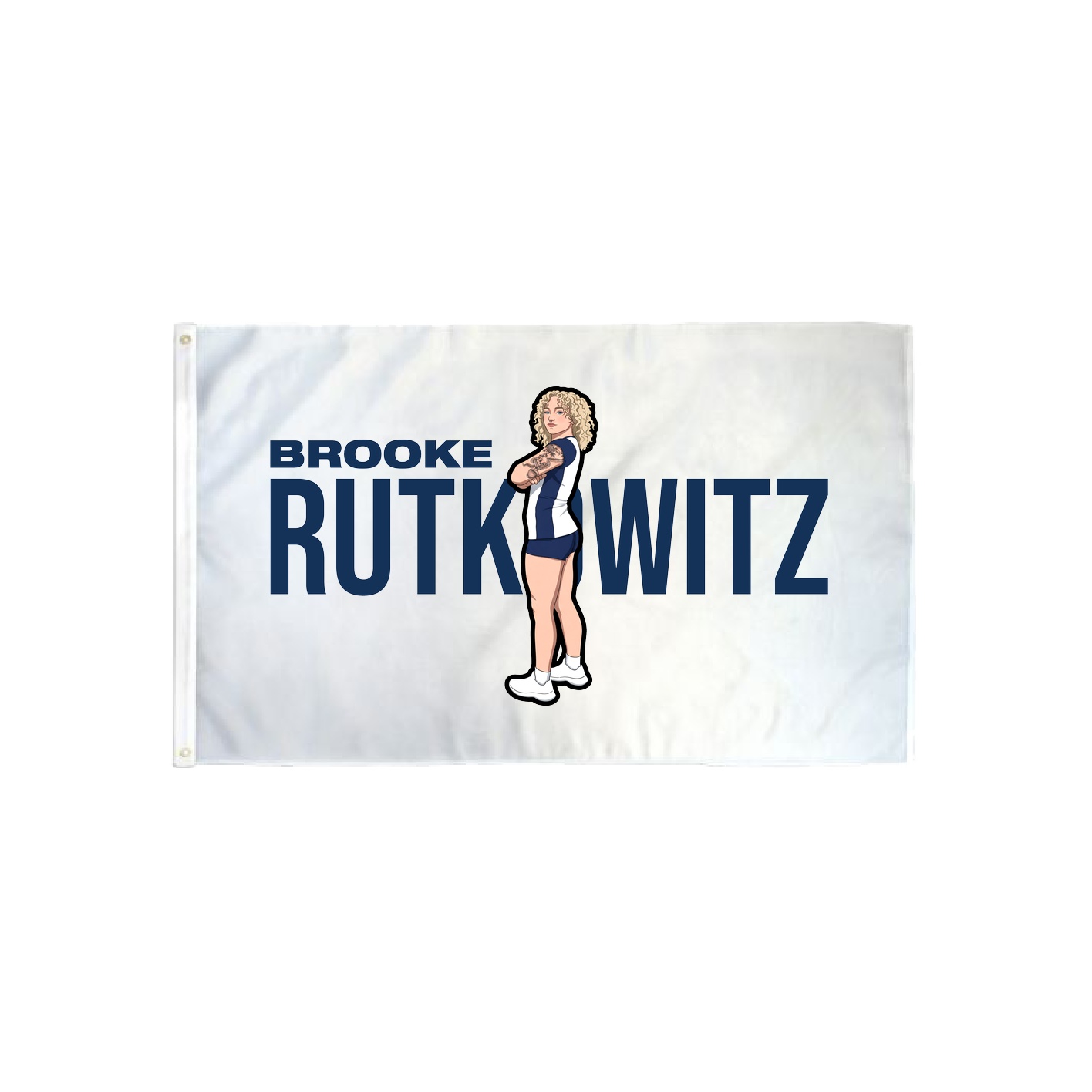 3x5 Flag — Player Name in Classic