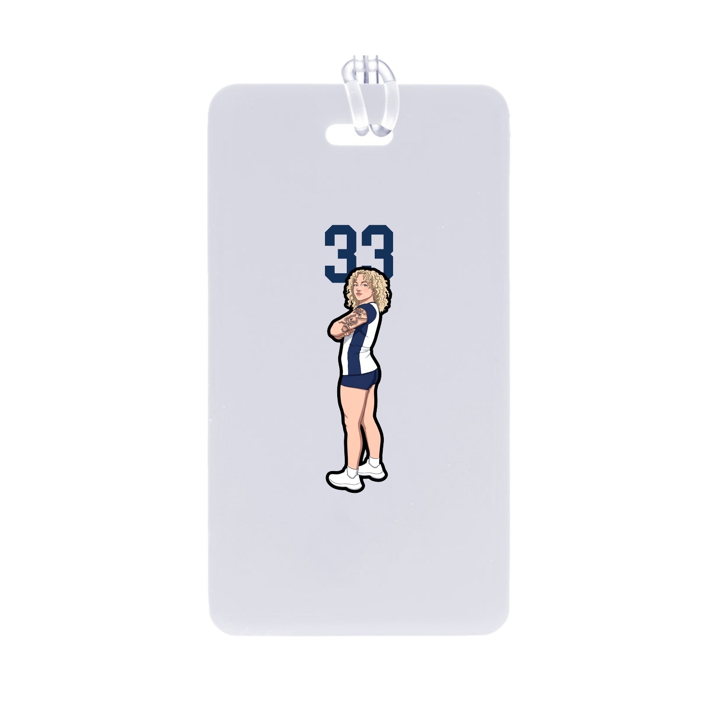 Bag Tag — Number Top in Classic