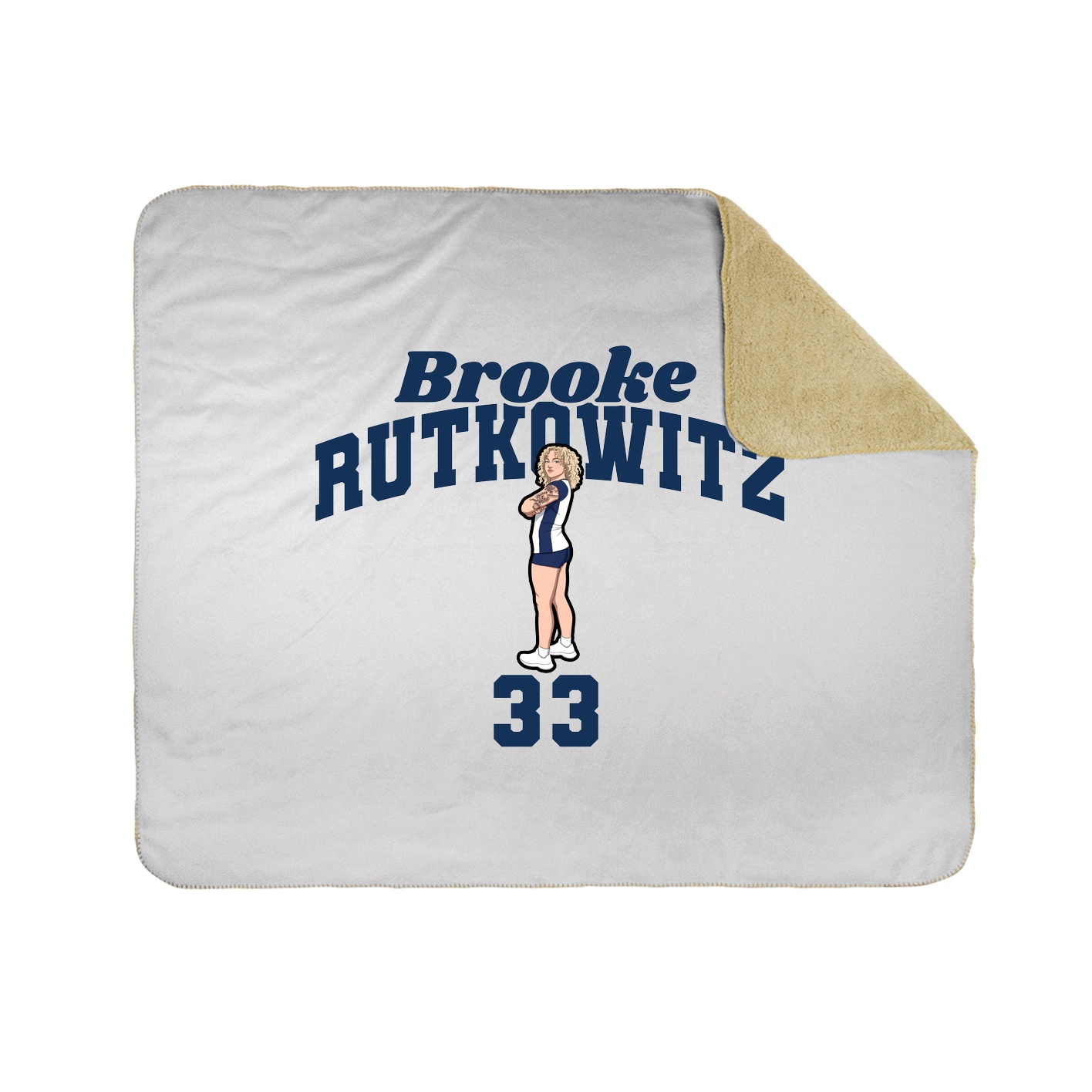Throw Blanket — Signature Arch in White