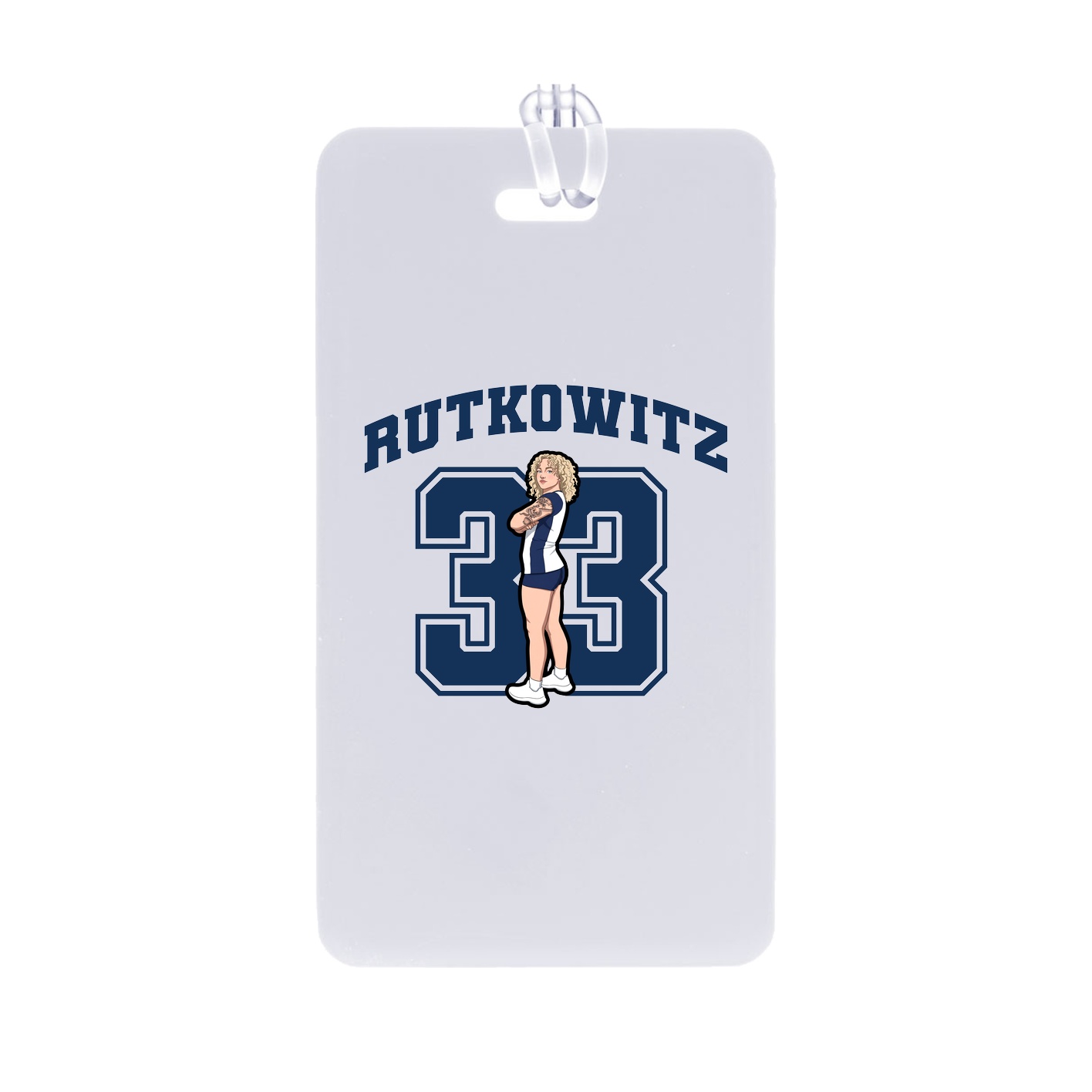 Bag Tag — Number in Classic