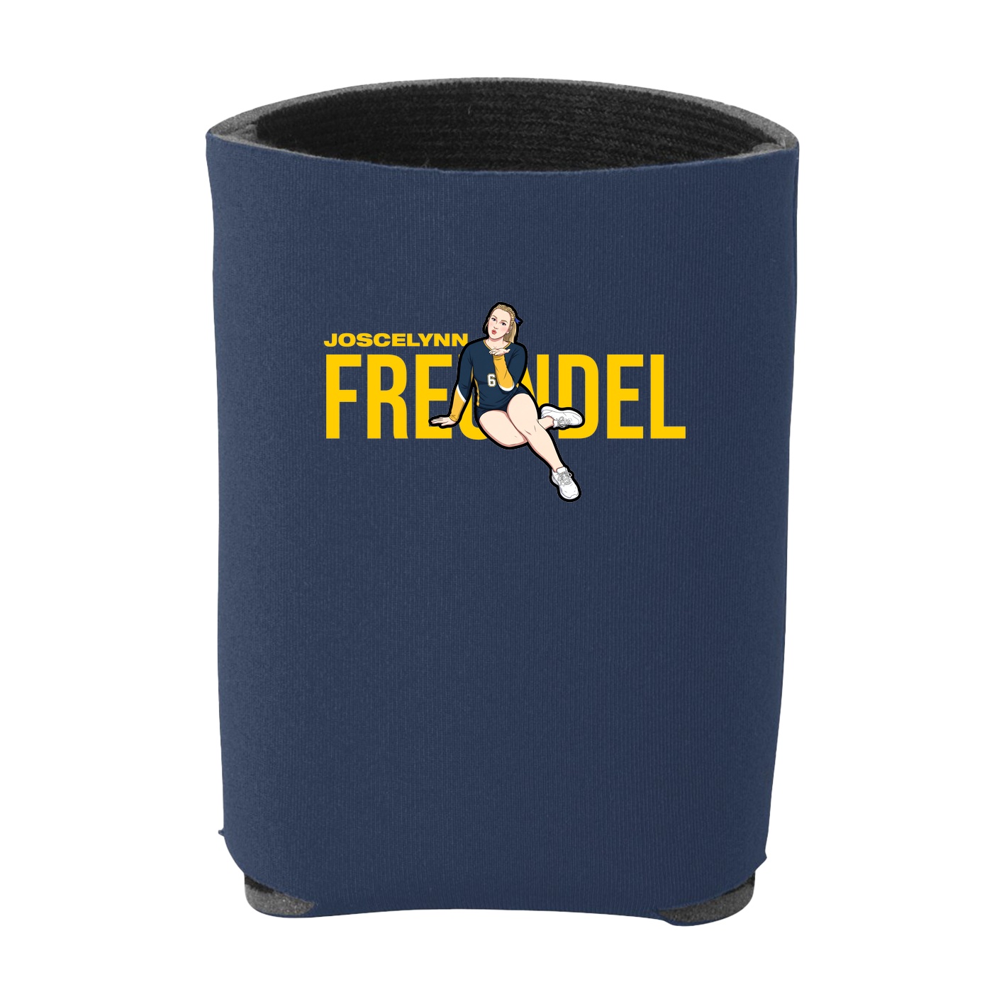 Can Holder — Player Name in Navy