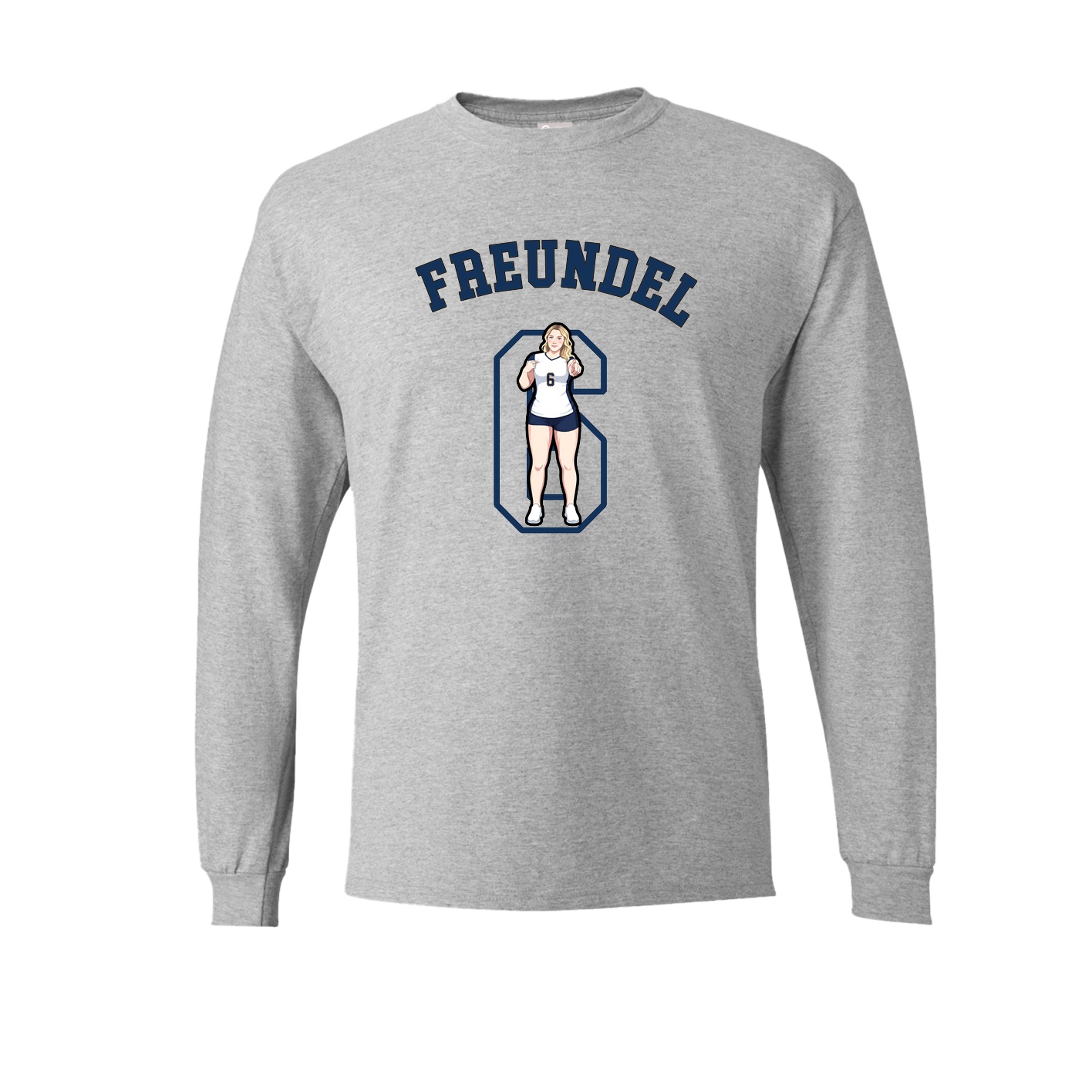 Long Sleeve Tee — Shirsey Arch in Grey