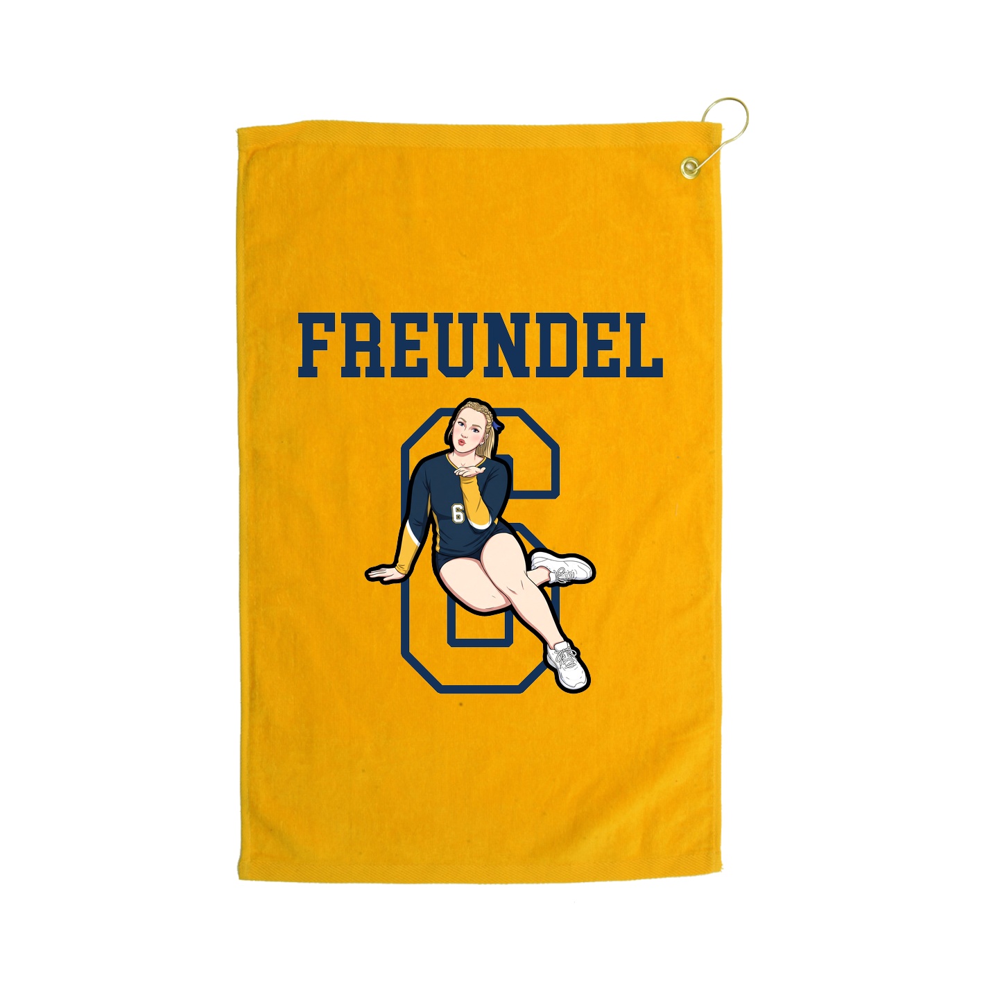 Golf Towel — Shirsey in Gold