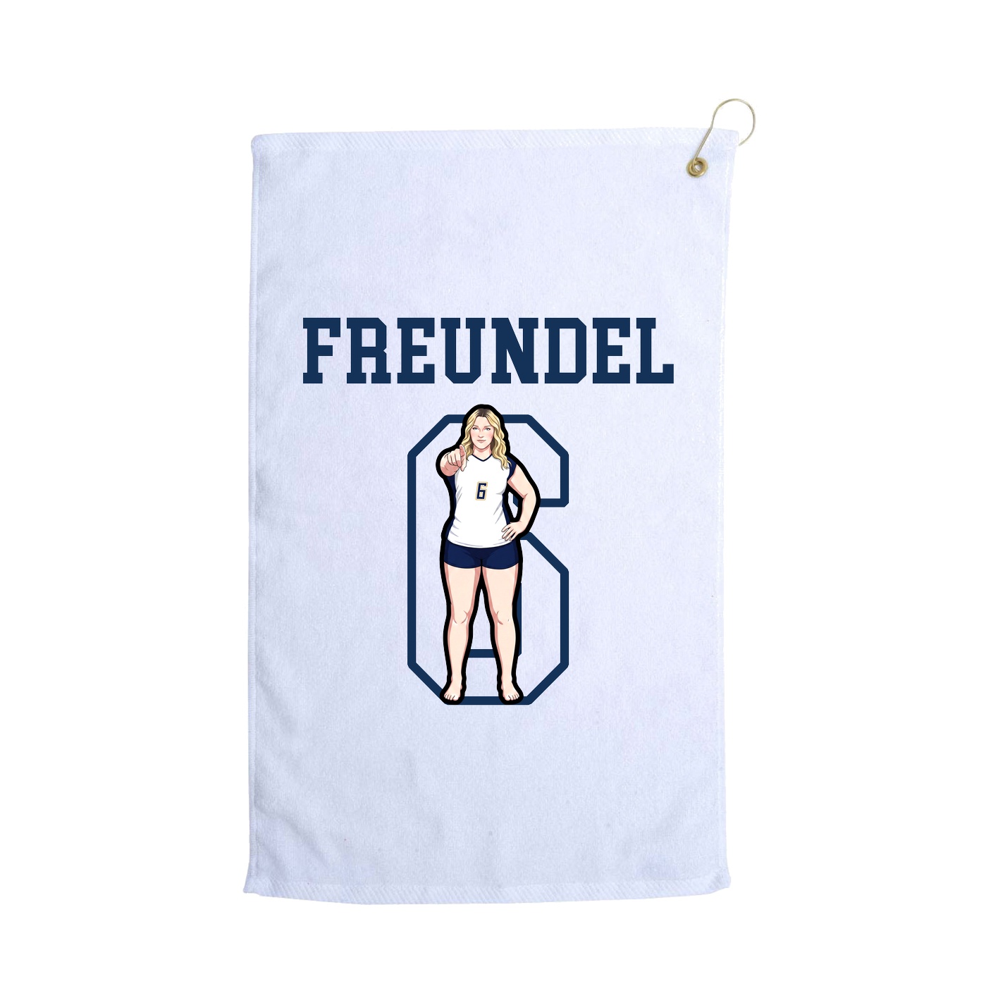 Golf Towel — Shirsey in White