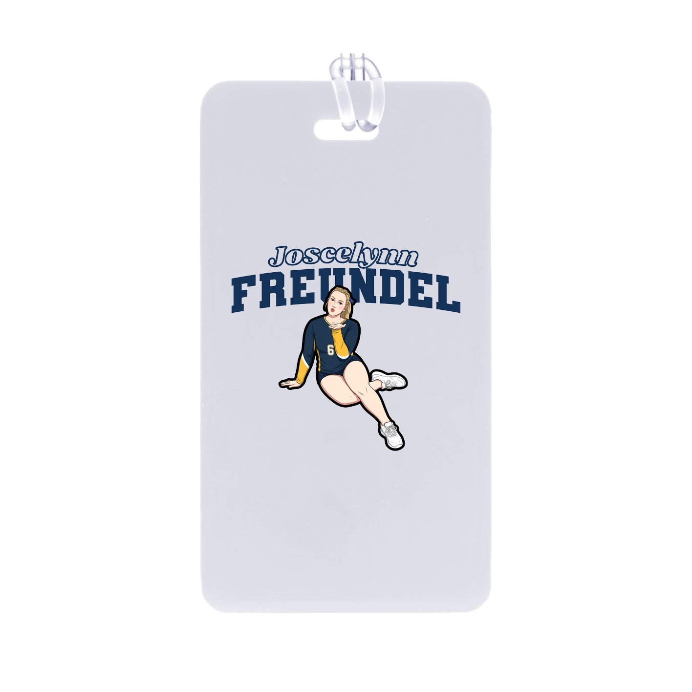Bag Tag — Name Arch in Classic