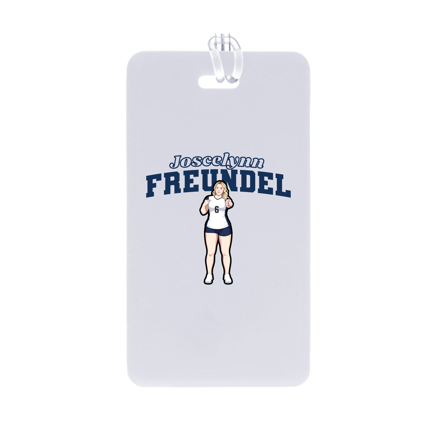 Bag Tag — Name Arch in Classic