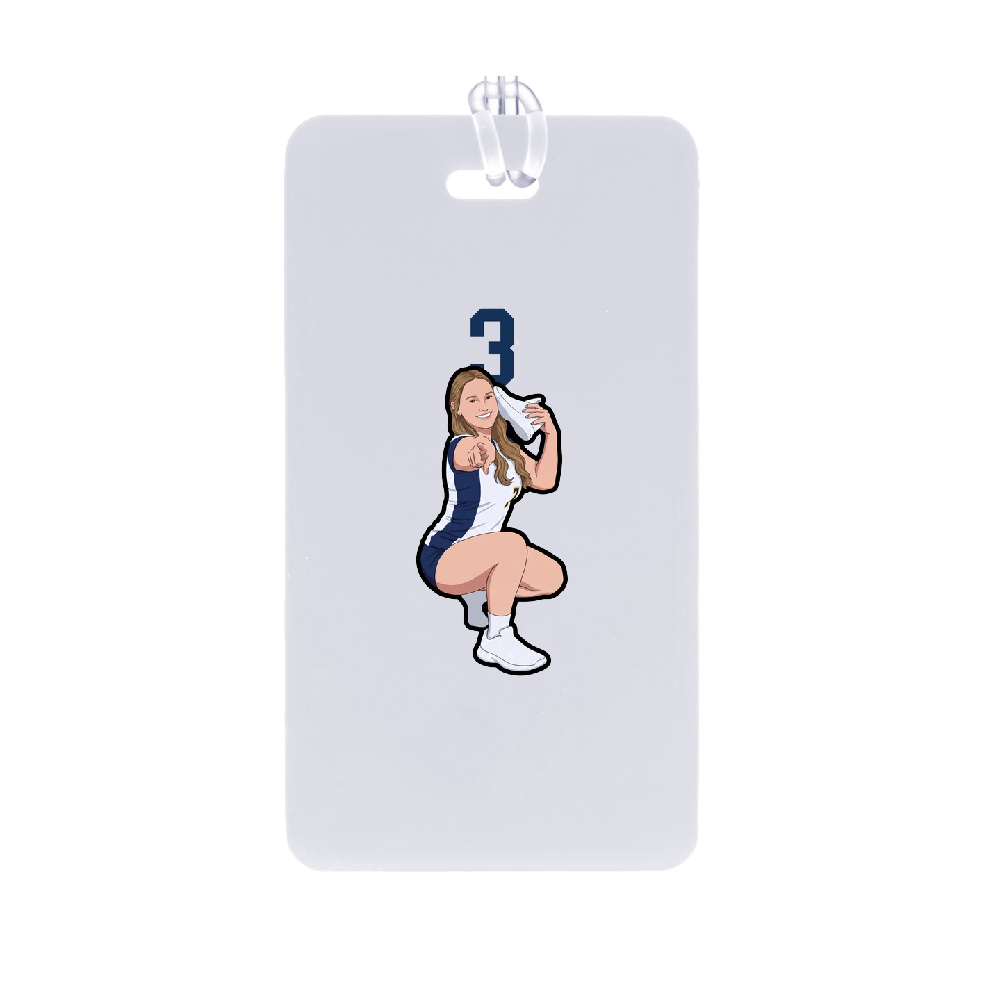 Bag Tag — Number Top in Classic