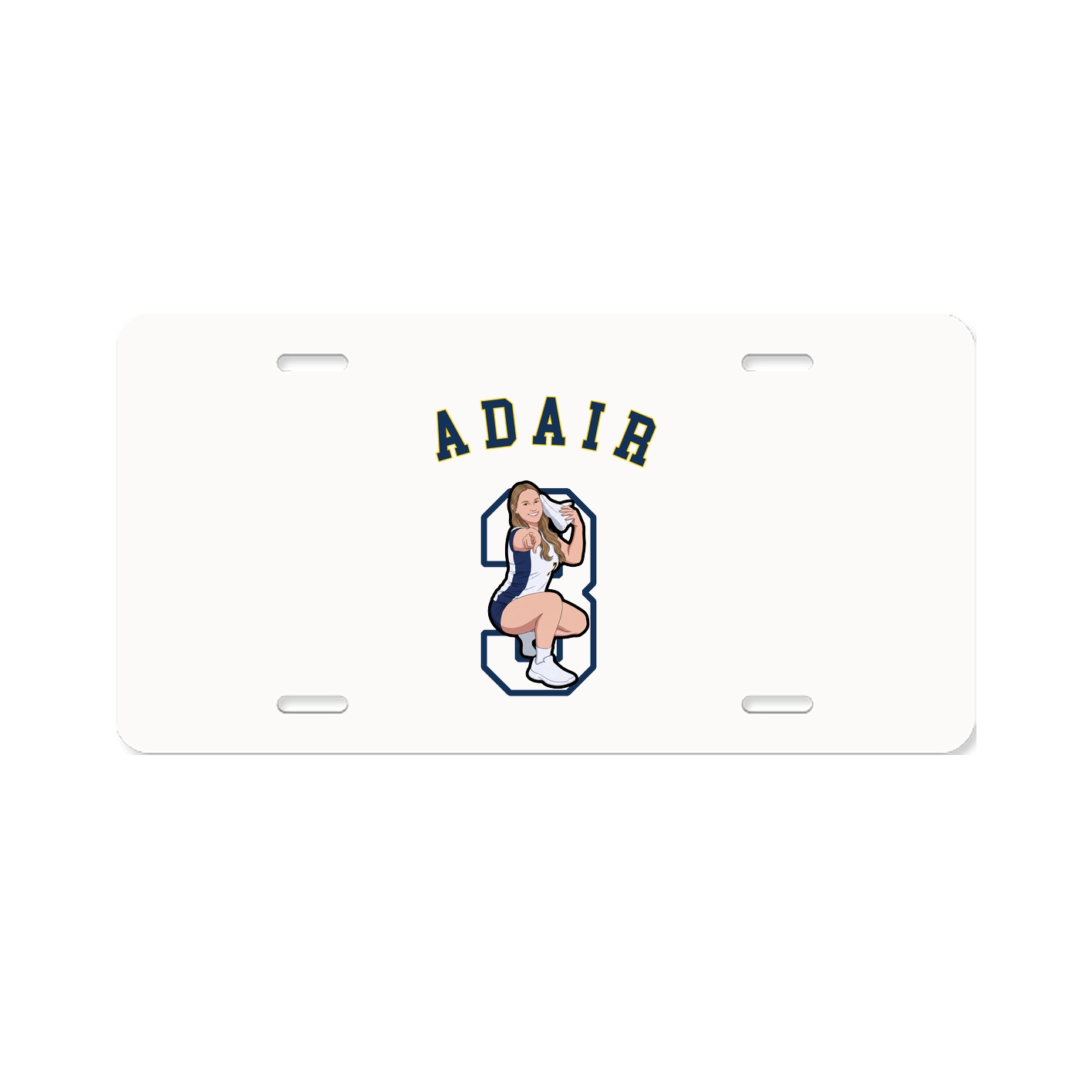 License Plate — Shirsey Arch in Classic