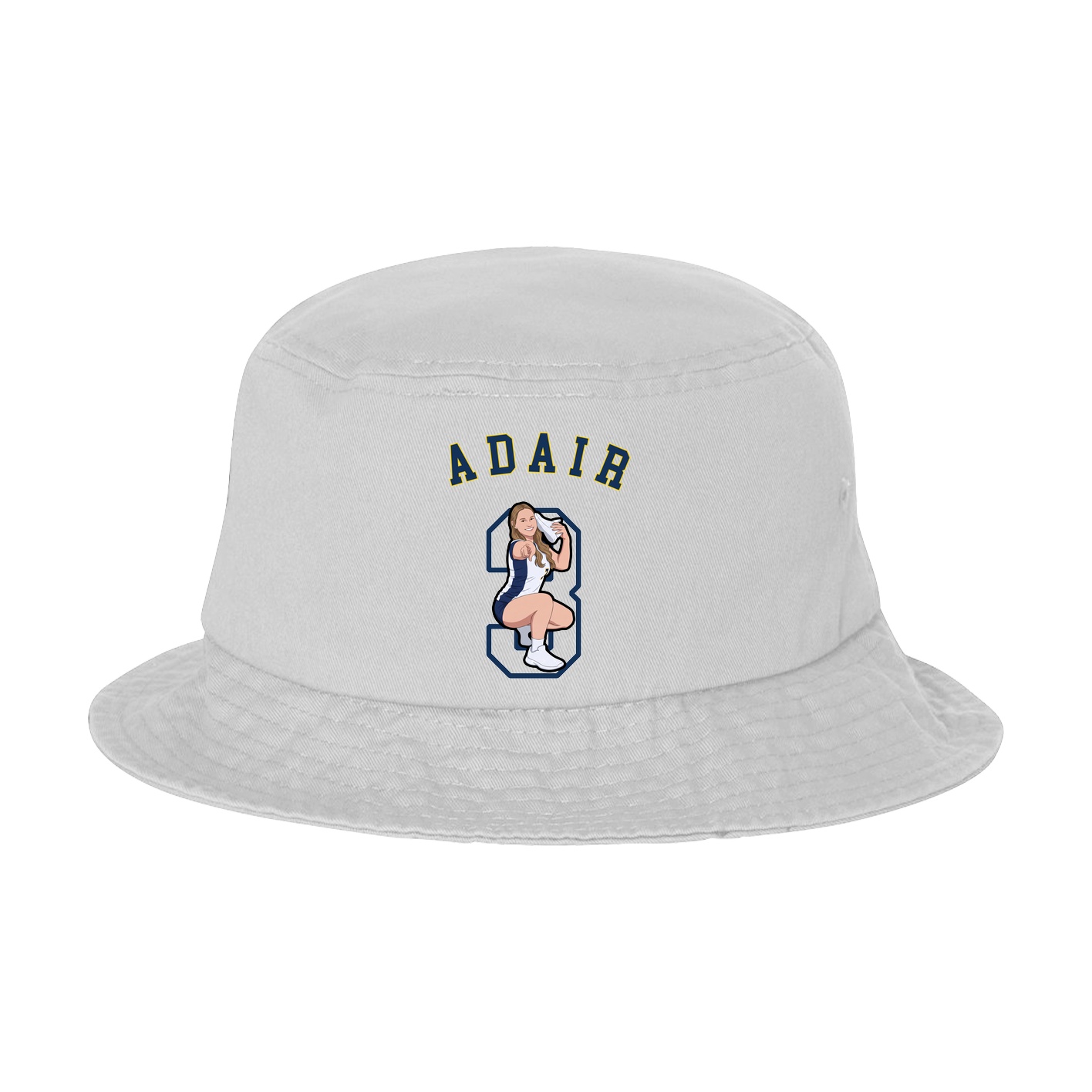 Bucket Cap — Shirsey Arch in White