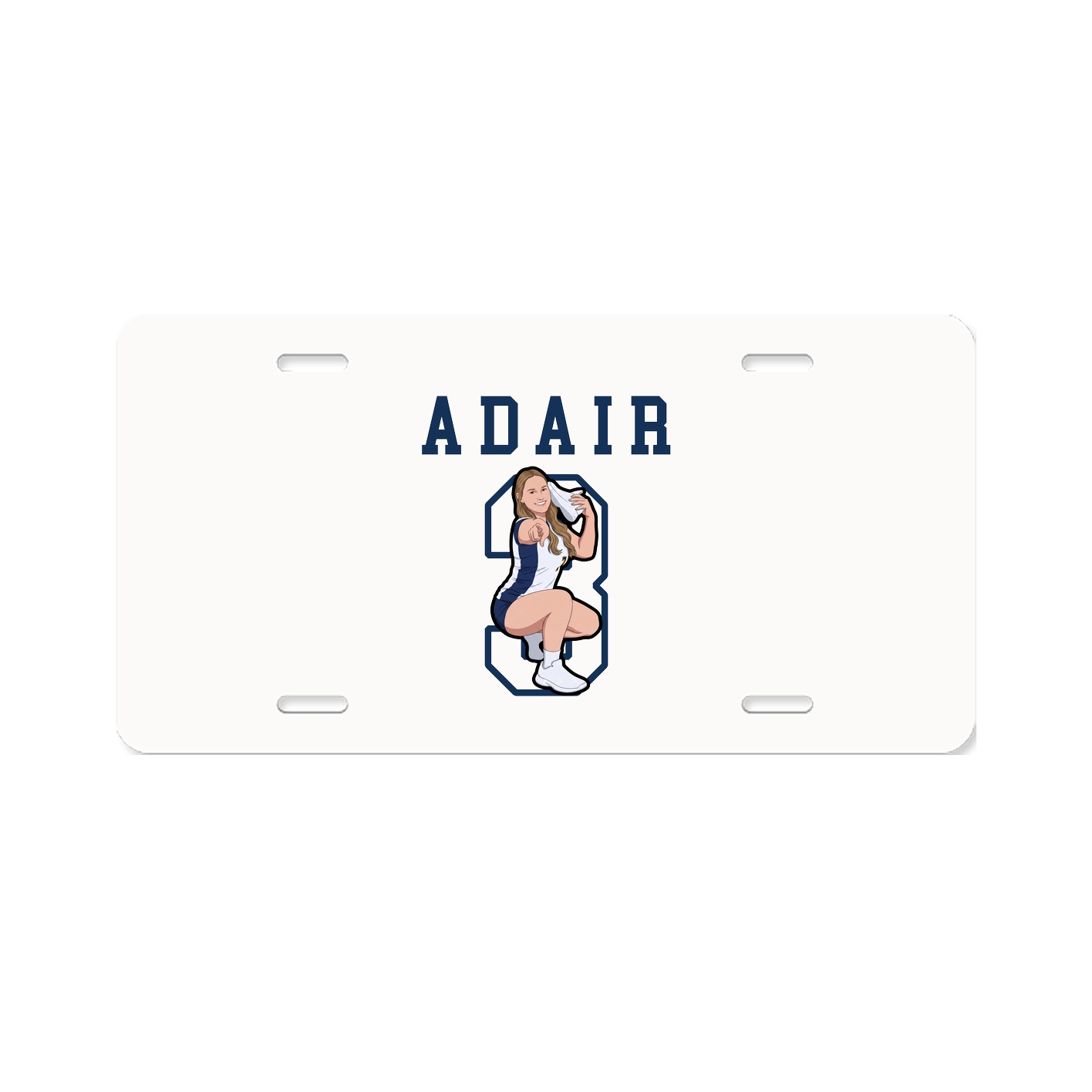 License Plate — Shirsey in Classic