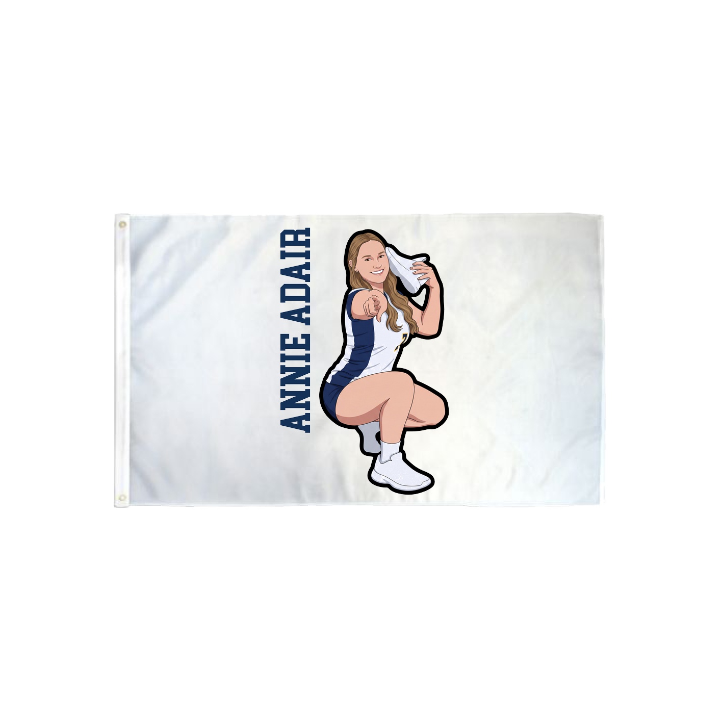 3x5 Flag — Name Vertical in Classic