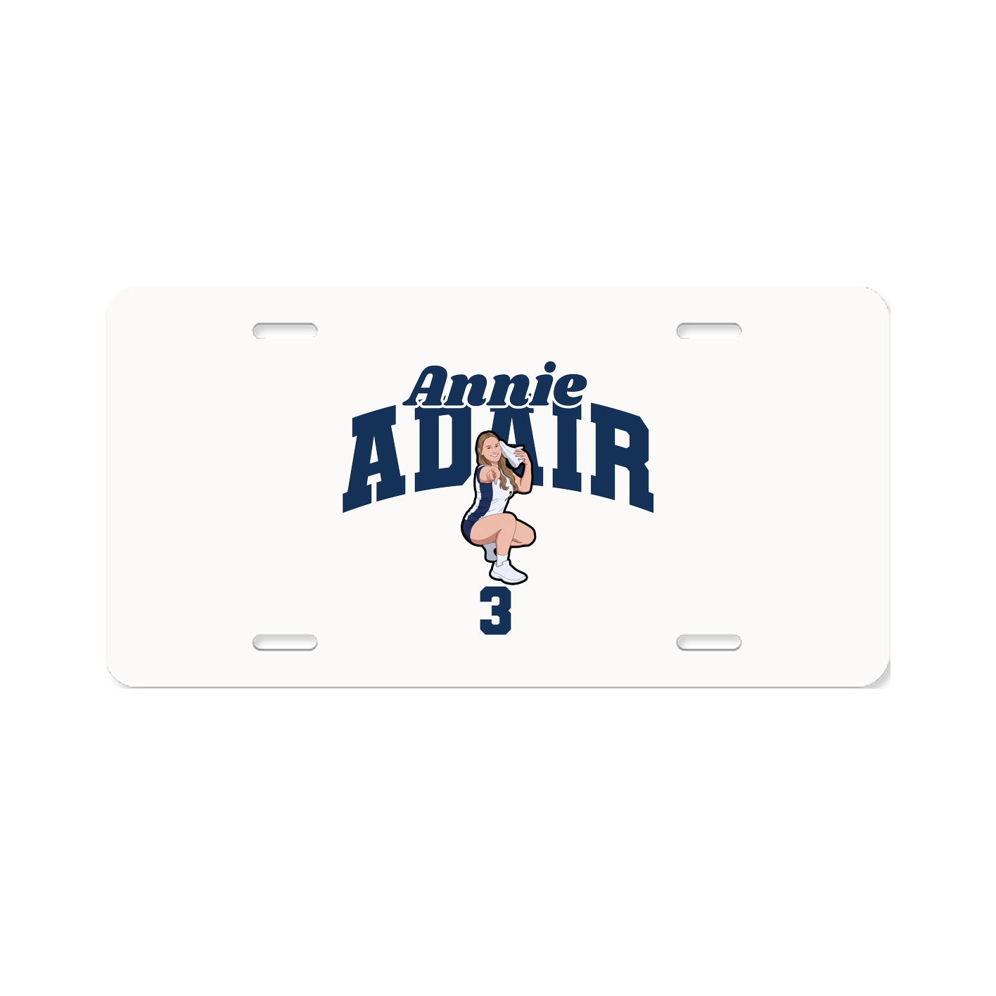 License Plate — Signature Arch in Classic